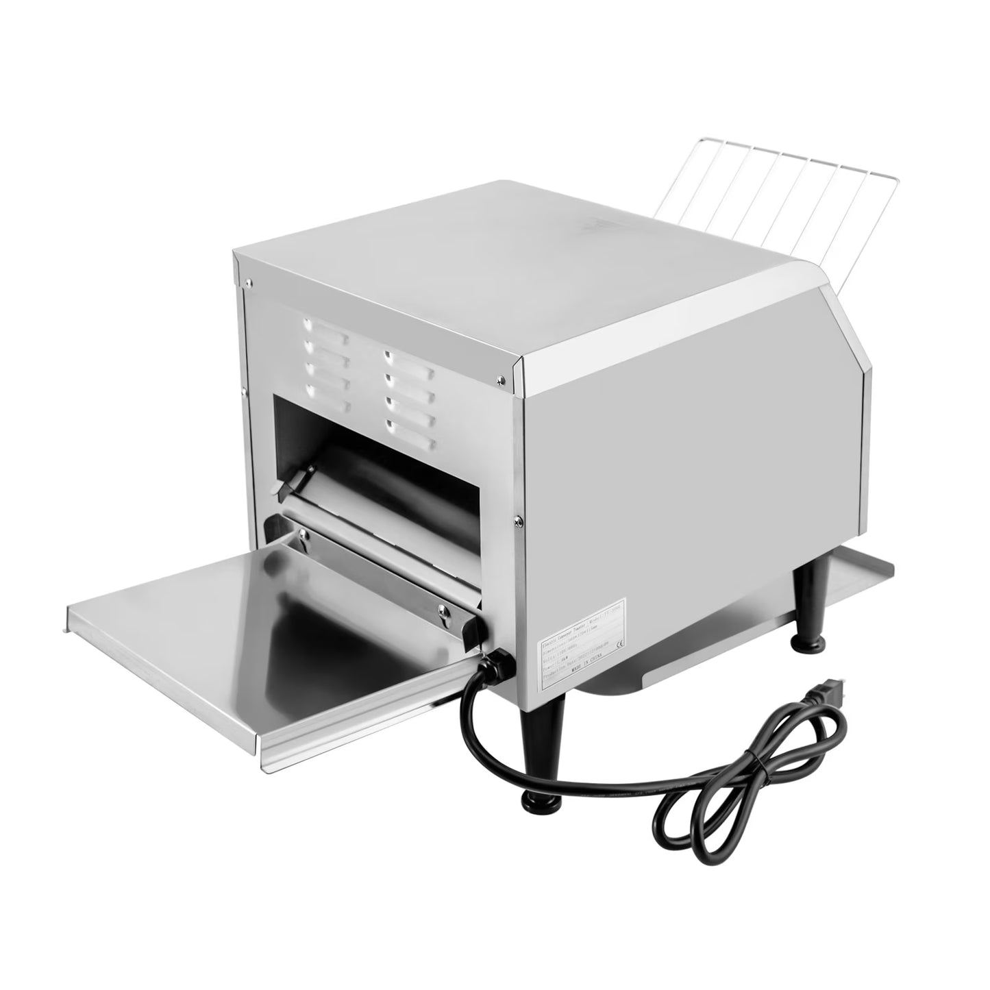 ChicHomey Electric Commercial Conveyor Toaster 300PCS H Tray Toasting Machine Restaurant