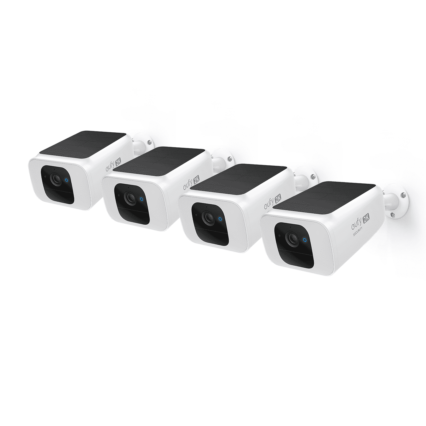 Eufy SoloCam S230 Solar Security Camera S40, 4K UHD, 4-Cam Kit, White, 4-Pack(4)