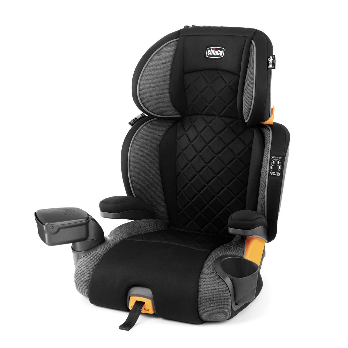 Chicco KidFit Zip Plus 2-in-1 Belt Positioning Booster Car Seat - Taurus (Black/Grey). New