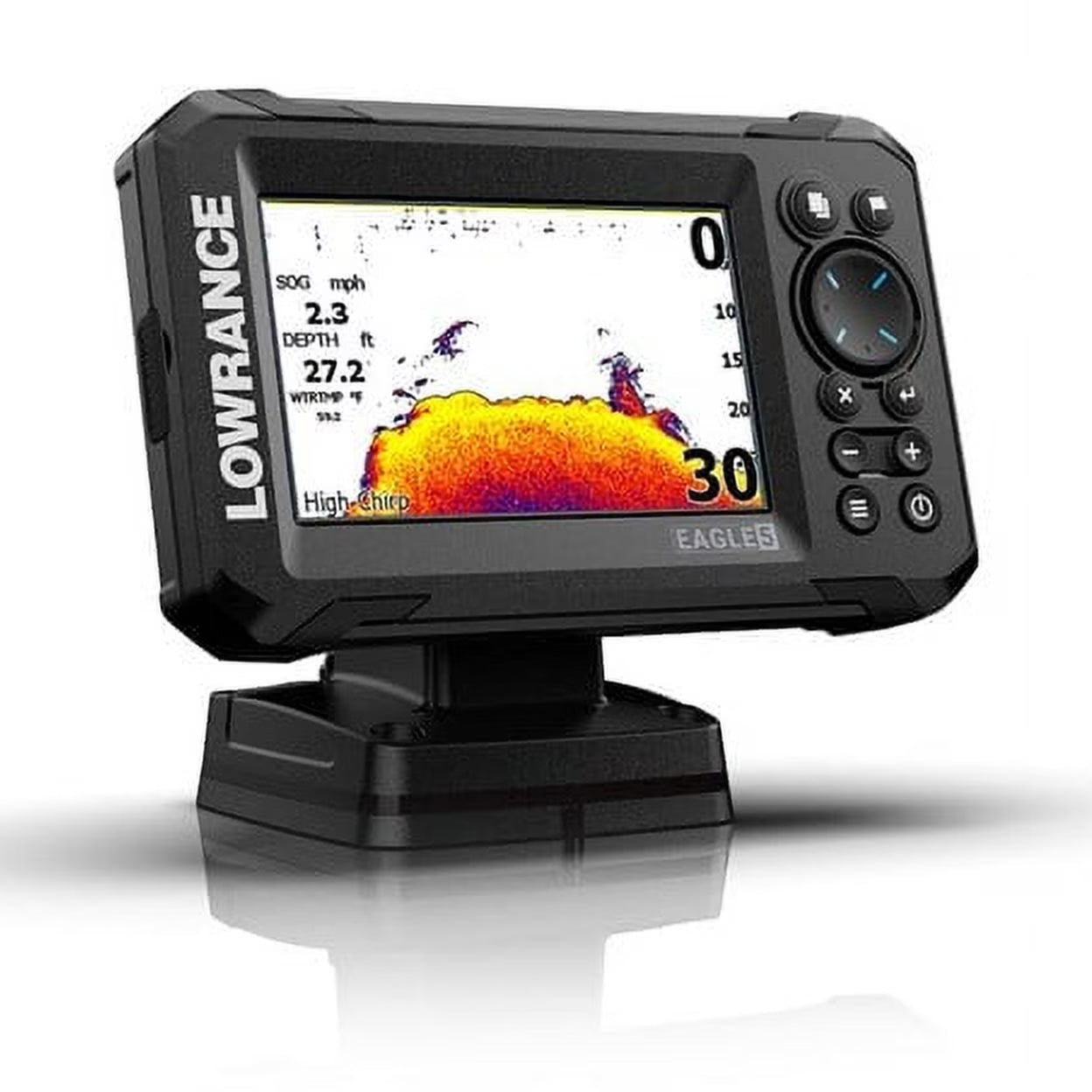 Lowrance Eagle 5 SplitShot? HD 5" Depth Sounder Fishfinder, C-MAP? Inland American Lakes