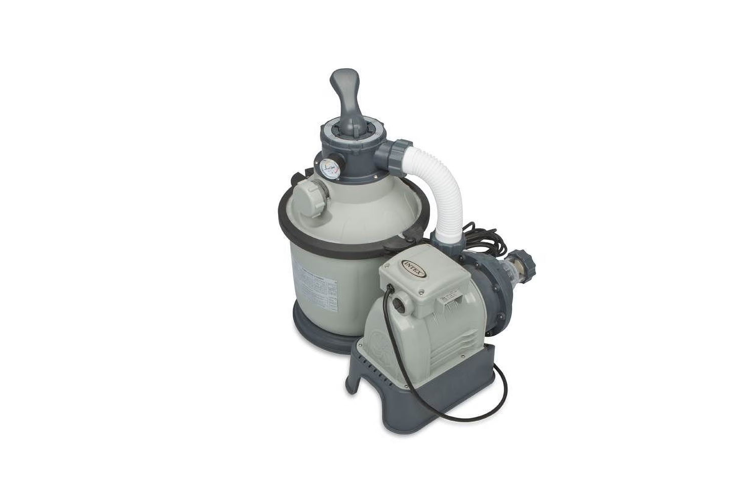 Intex 1200 GPH Krystal Clear Above Ground Pool Sand Filter Pump Set | 28643EG(1200 GPH)
