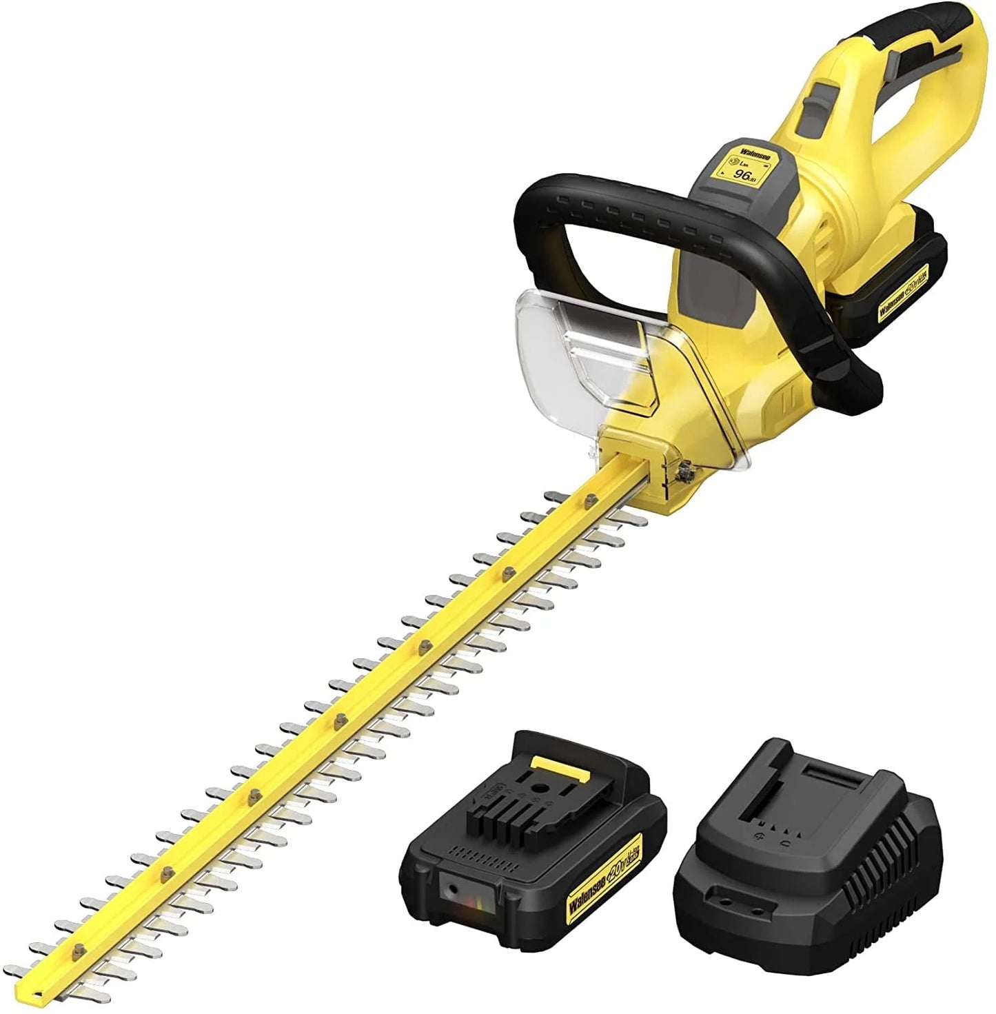 Walensee 20V MAX Cordless Hedge Trimmer, 2.0Ah Battery Fast Charger Included