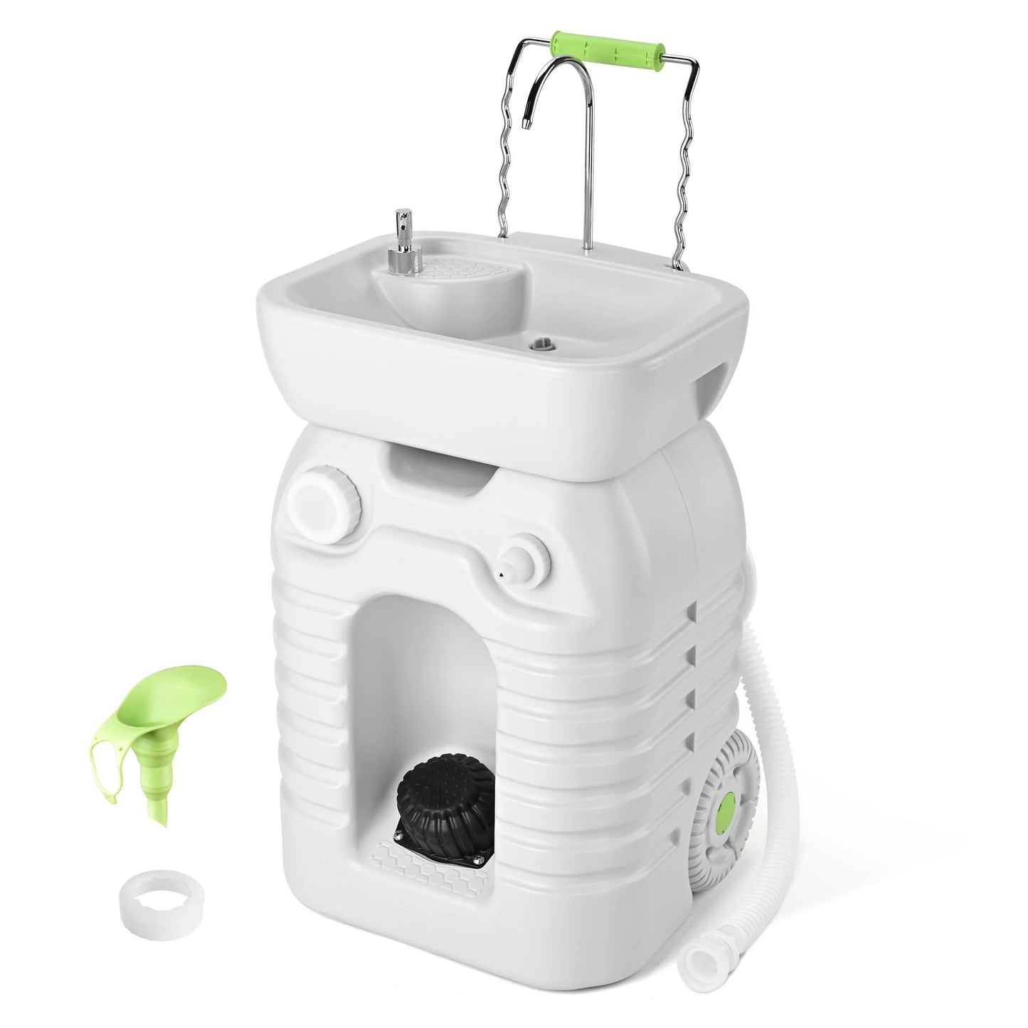 Hand Wash Station Portable Wash Sink Basin Stand 12 Gallon 45L Camping Garden