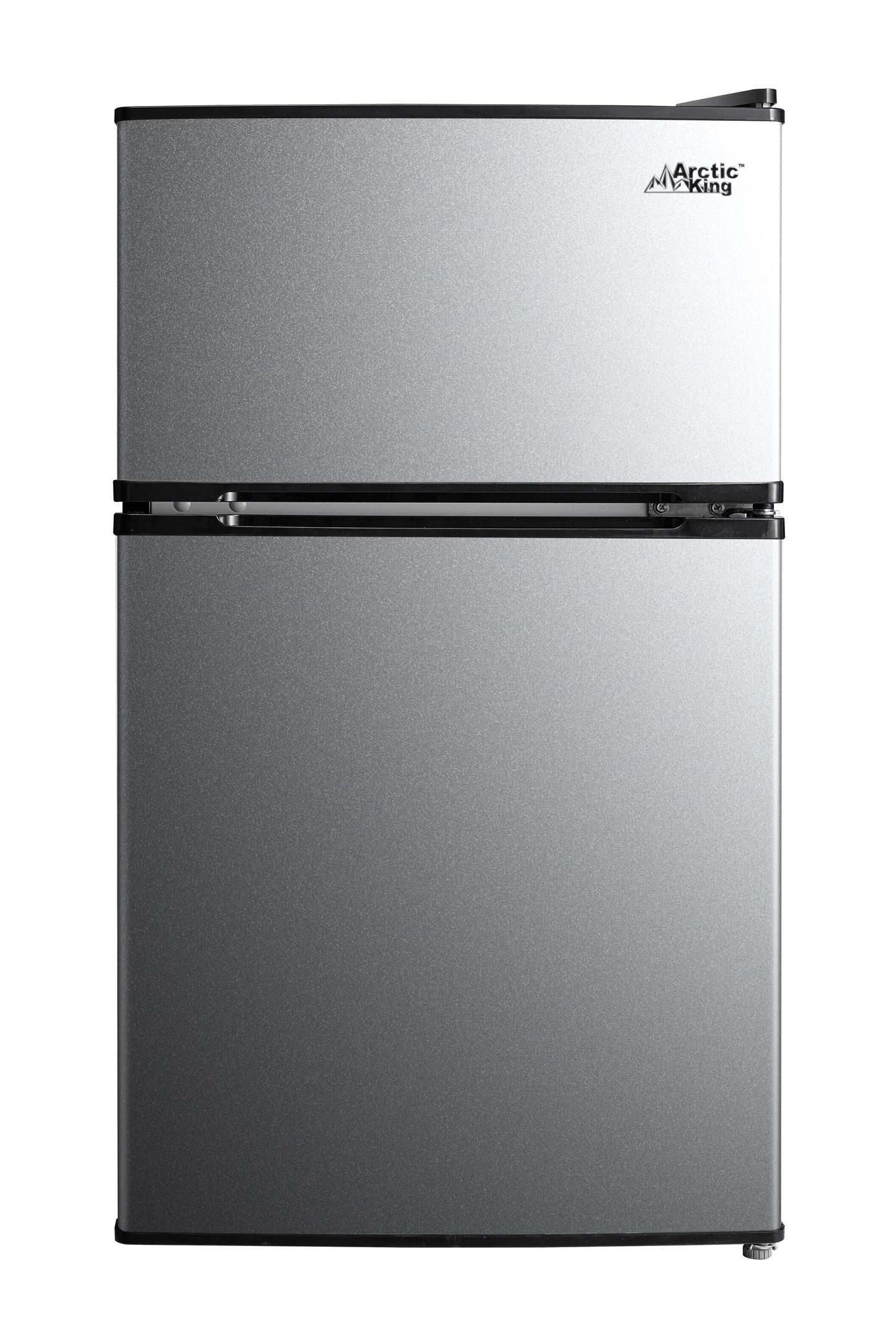 Arctic King 3.2 Cu ft Two Door Mini Fridge with Freezer, Stainless Steel, E-Star(Stainless Steel)