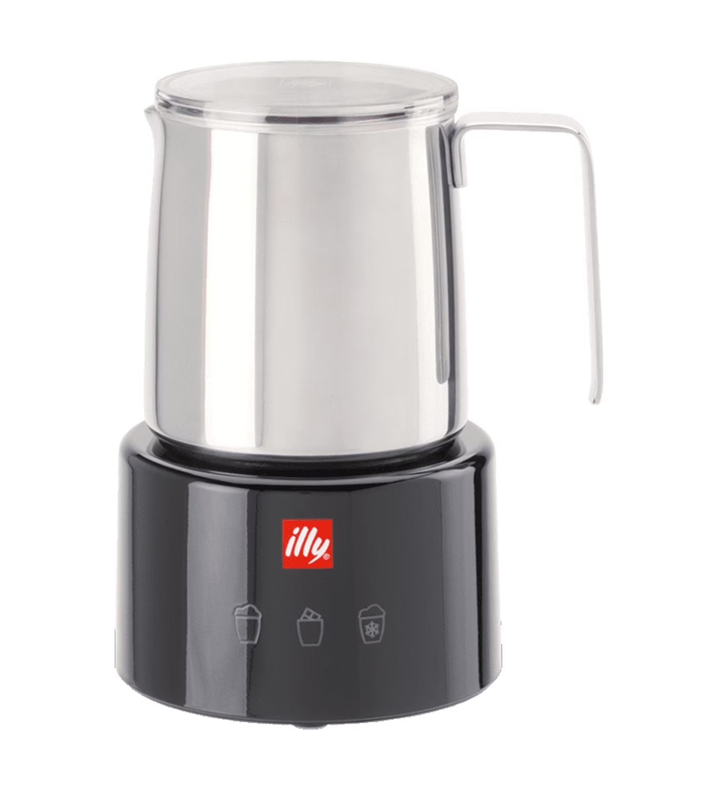 illy Electric Milk Frother- Black Stainless Steel(1/Black)