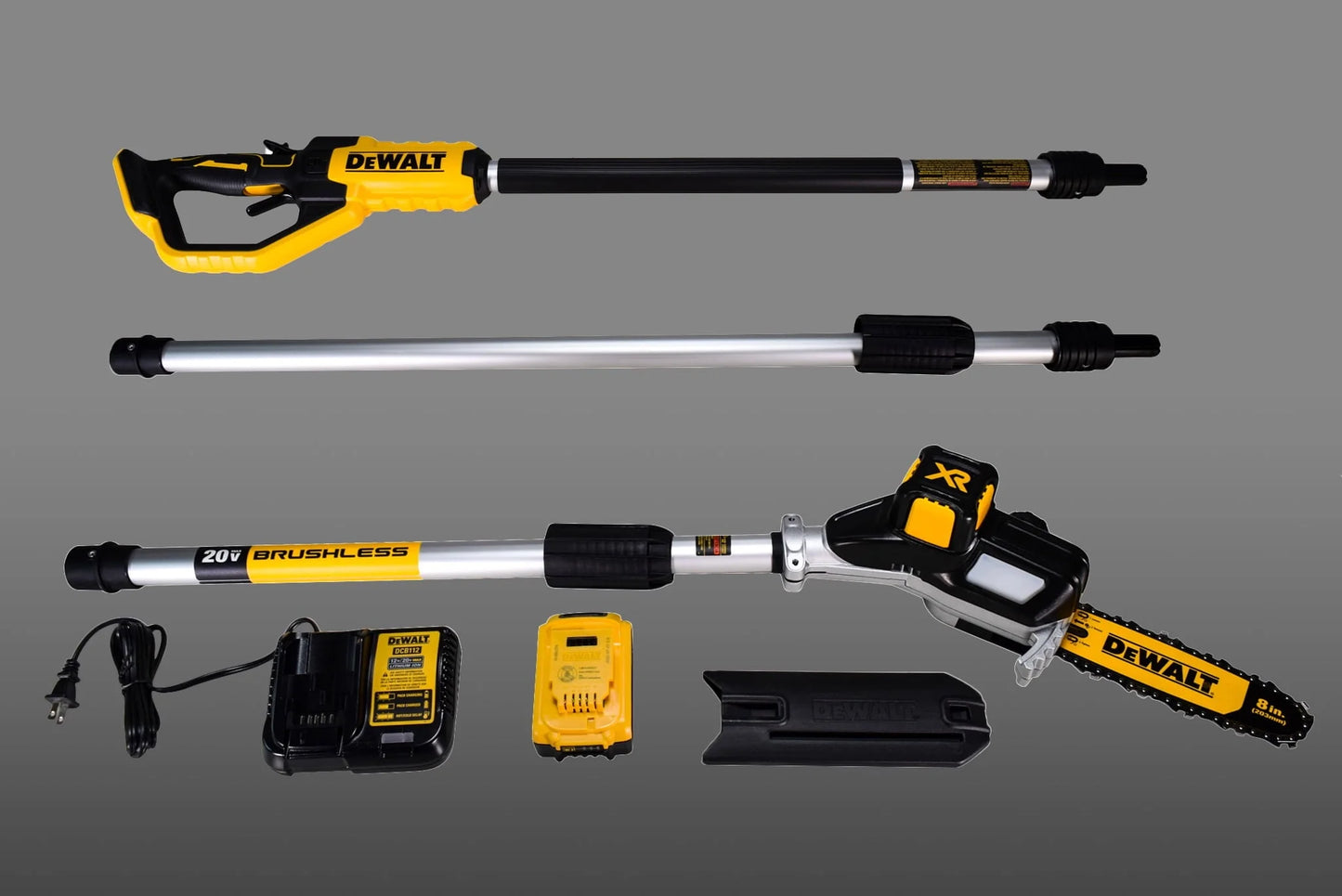 Dewalt DCPS620M1 20V MAX XR Pole Saw, 15-Foot Reach