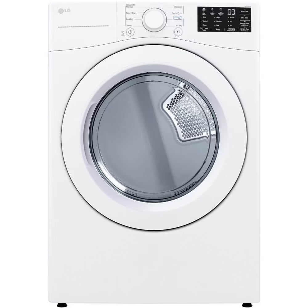 LG DLE3470W front load electric dryer