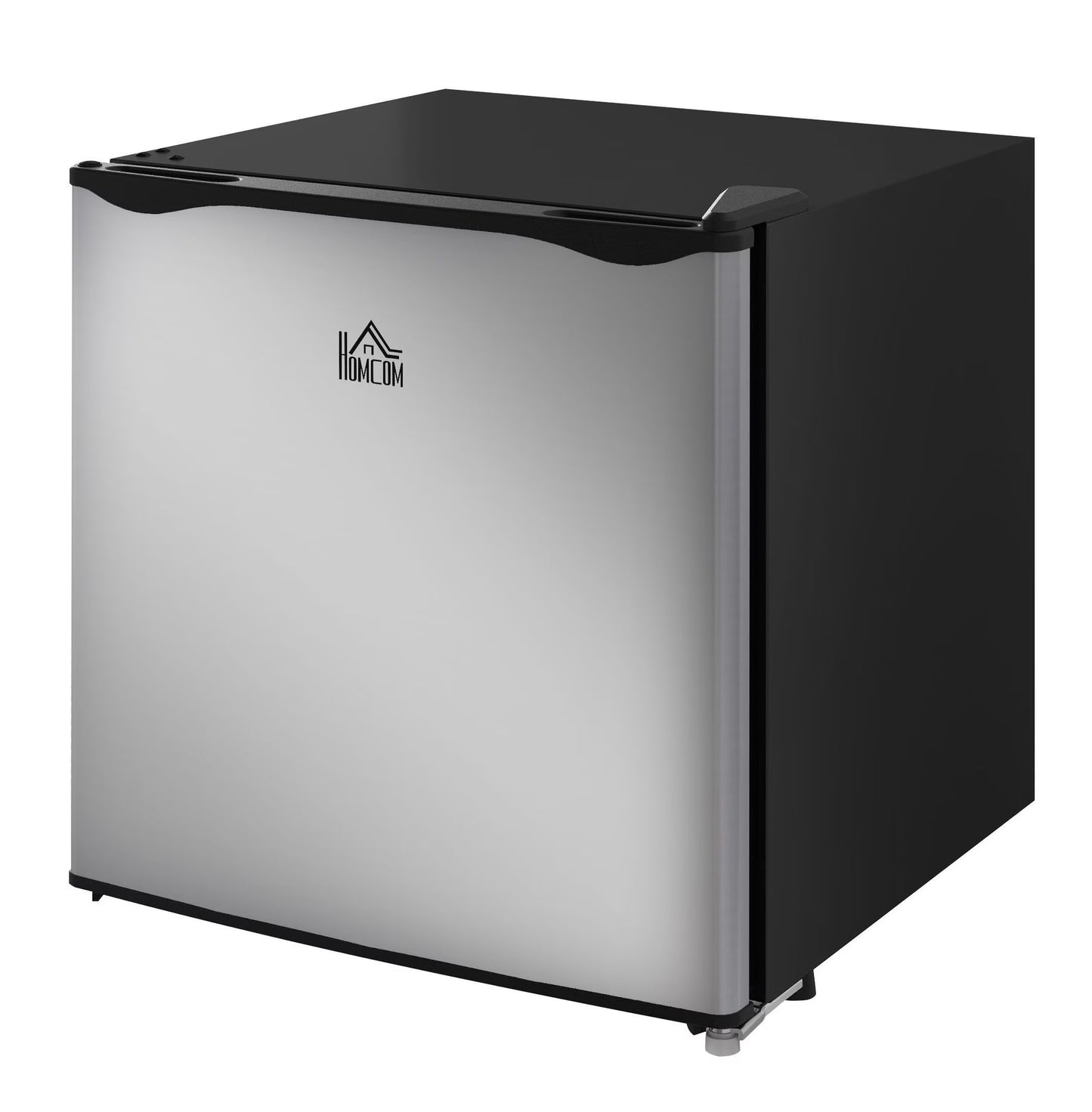 Mini Upright Freezer 1.1 Cu.Ft - Compact Silver Freezer, Removable Shelves, Low Noise, Adjustable Temperature - Ideal for Apartments, Dorms, Offices