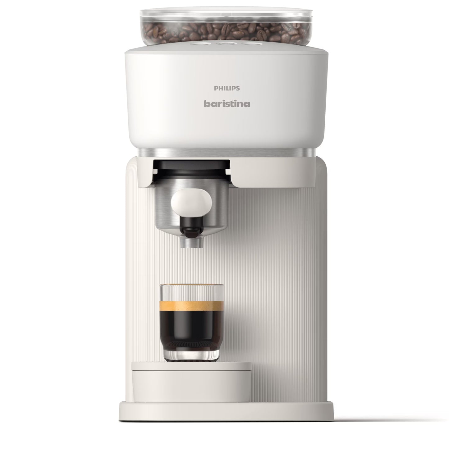Philips Baristina Automatic Espresso Machine, Milky White(White)