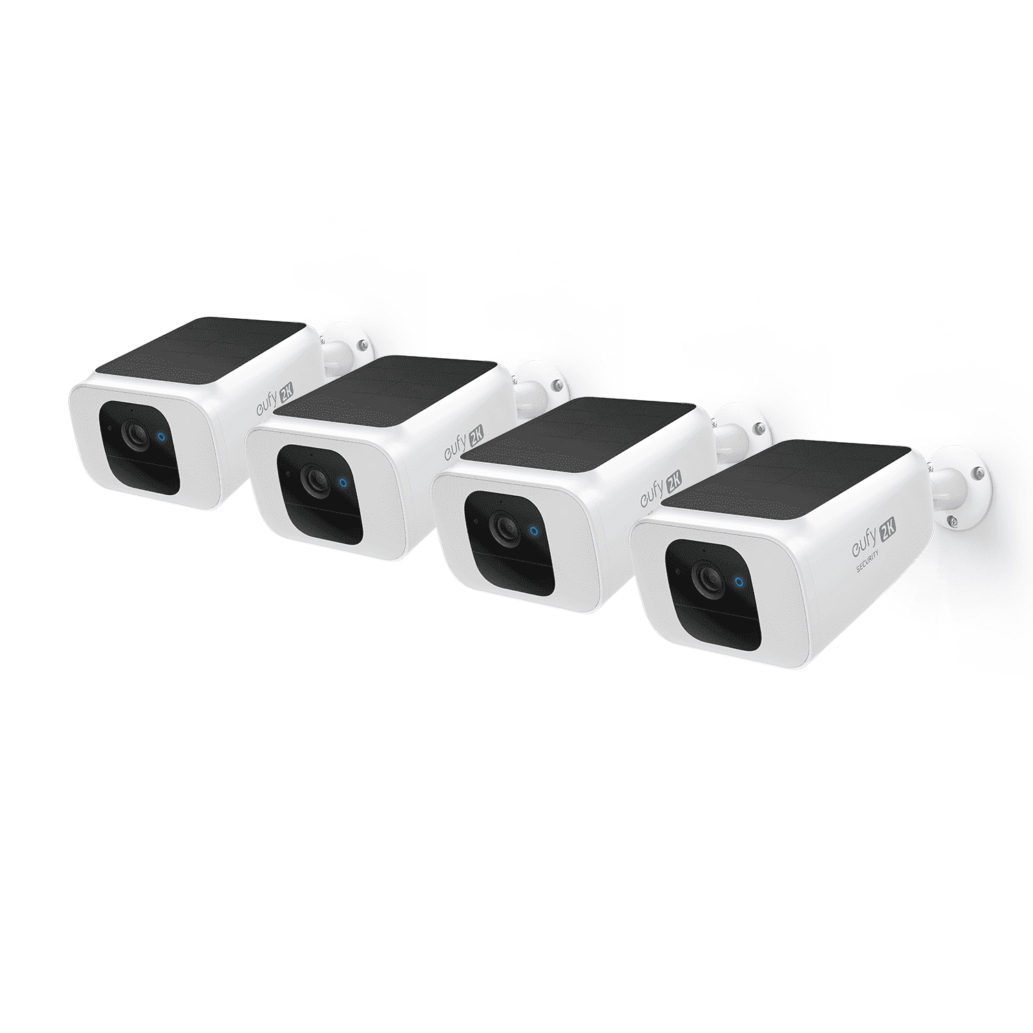 Eufy SoloCam S230 Solar Security Camera S40, 4K UHD, 4-Cam Kit, White, 4-Pack(4)