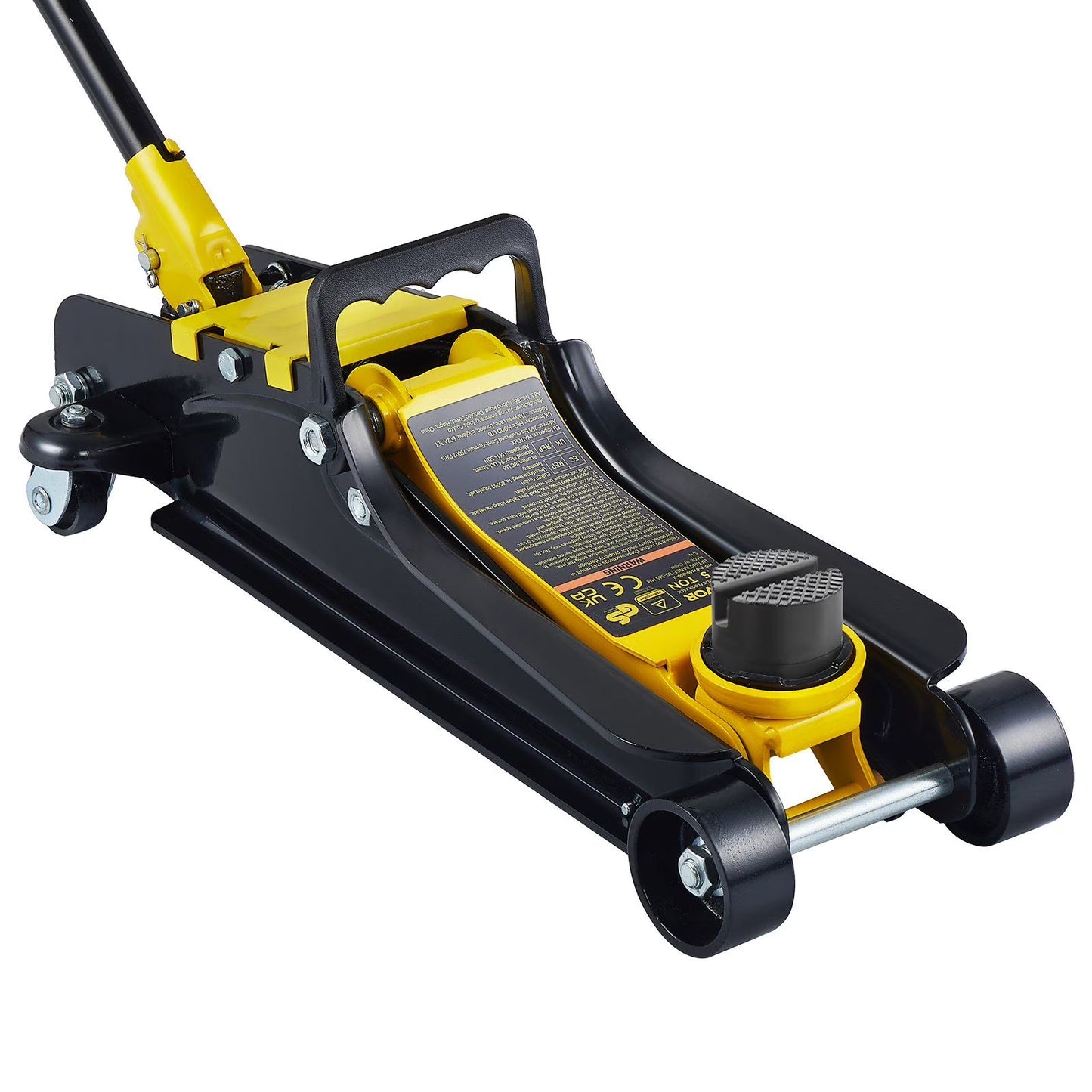 2.5 Ton Low Profile Floor Jack - Heavy Duty Steel Hydraulic Pump for Cars  SUVs