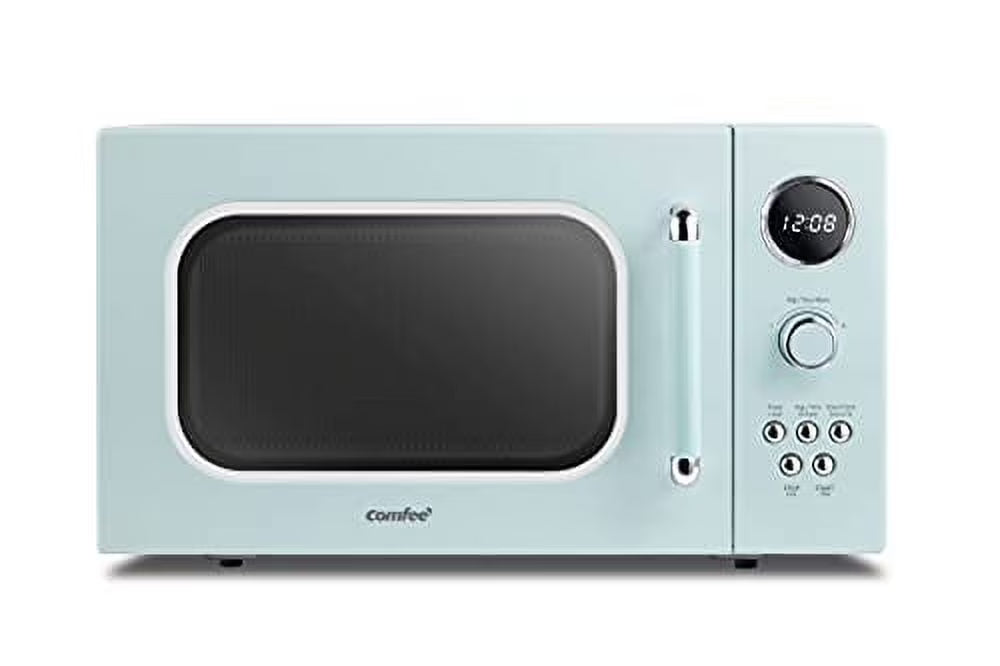 COMFEE' Retro 0.9 cu.ft. Microwave Oven in Green(Green)