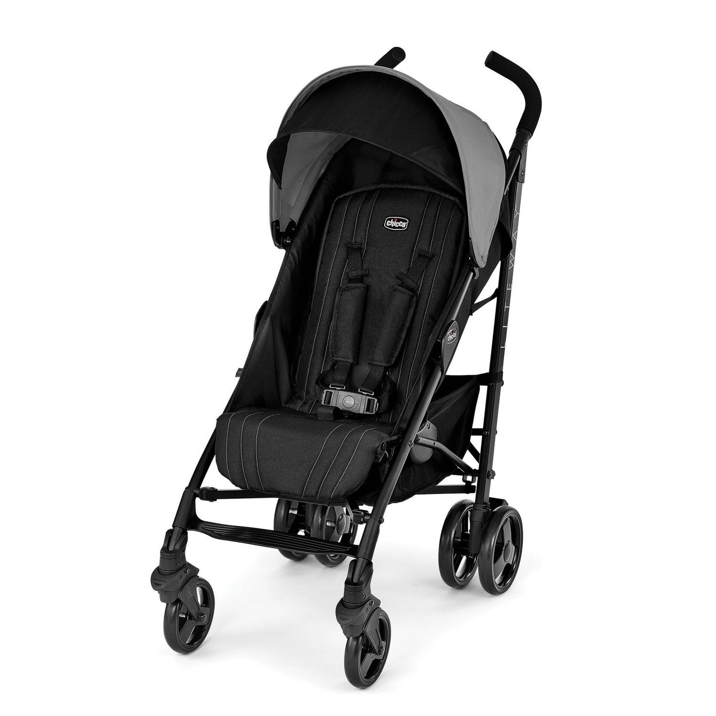 Chicco Liteway Lightweight Stroller - Moon Grey (Grey/Black)