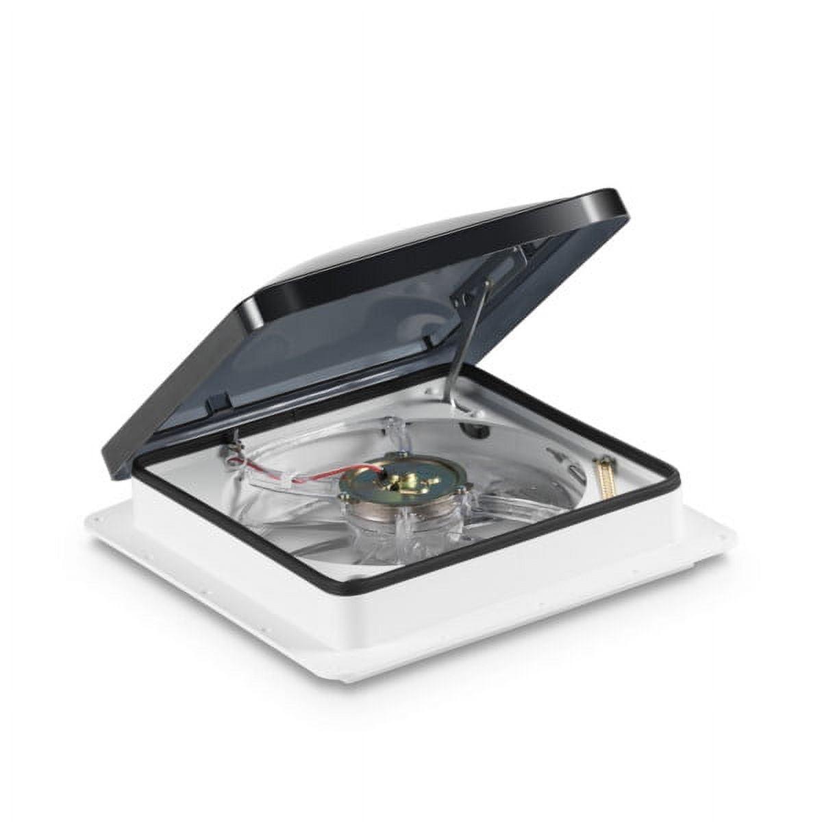 Dometic FanTastic Vent 7350 - Variable Speed Fan Hatch with Automatic Dome Lift -14#215;14 Standard Roof Window for RV. Camper. Trailer