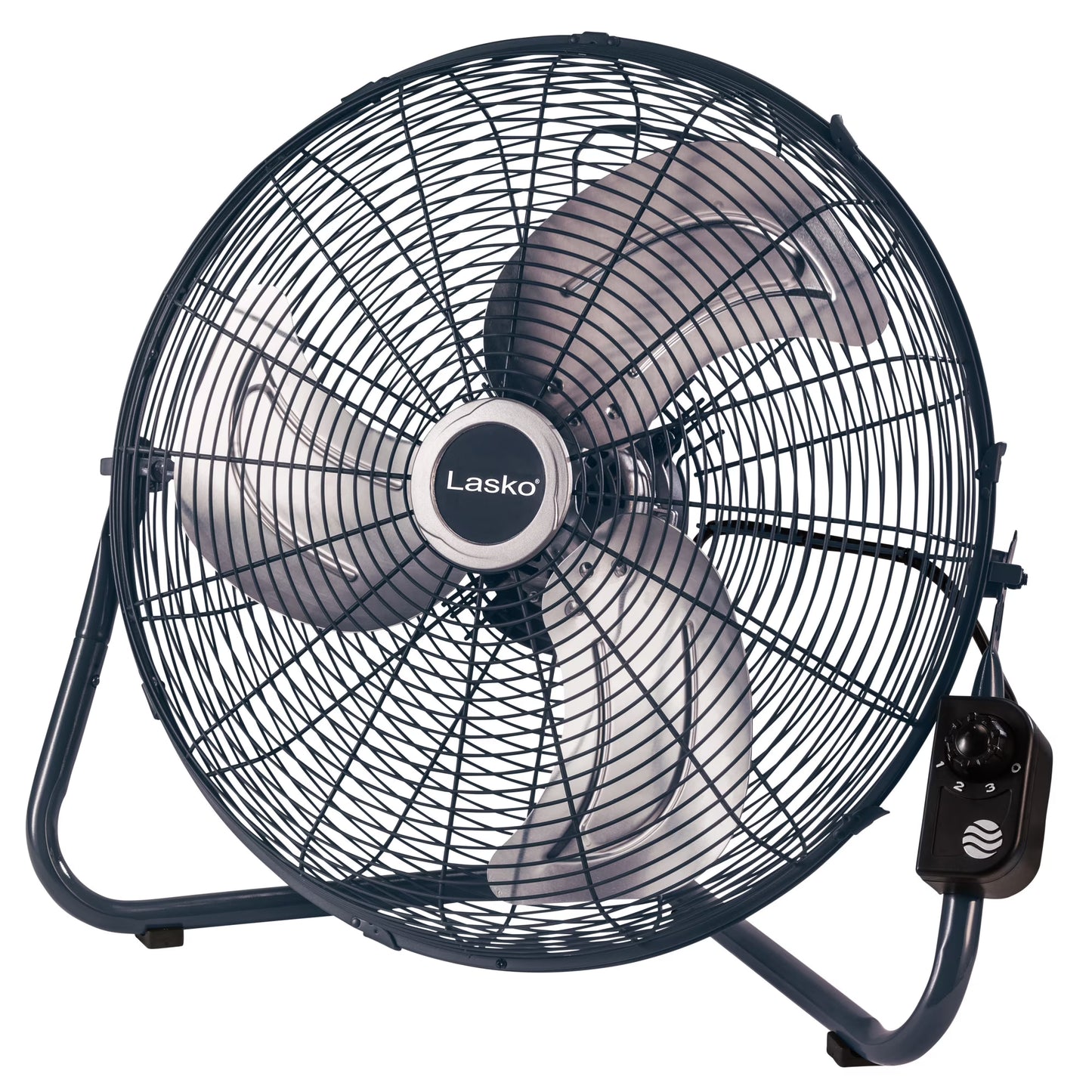 Lasko Max Performance 20" High Velocity Floor Fan, Wall Mount Option, Gray, H20610(Gray)