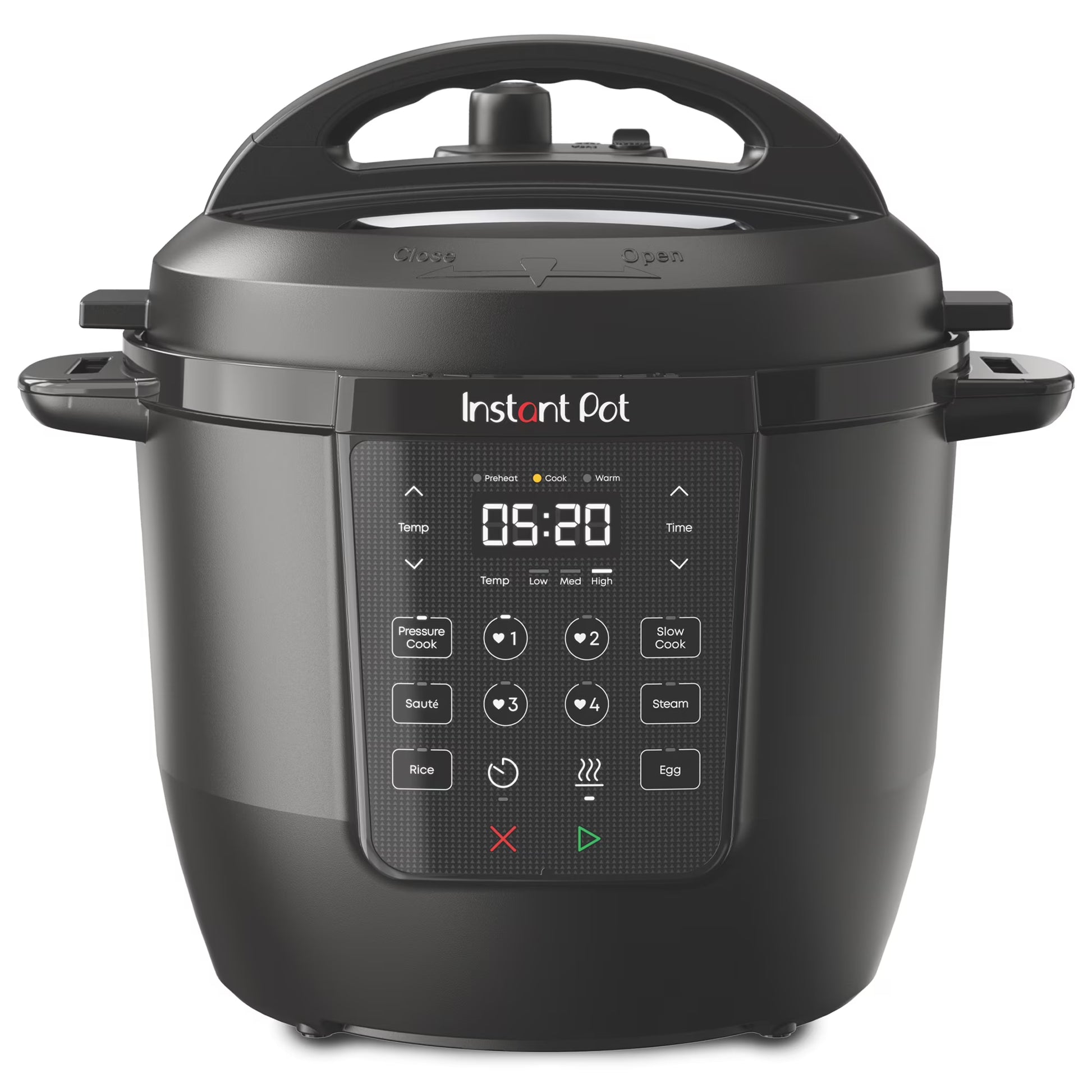 Instant Pot 6Qt RIO Chef Series 7-in-1 Multi-Cooker, Pressure Cooker, Slow Cook,  More, Black(Black)