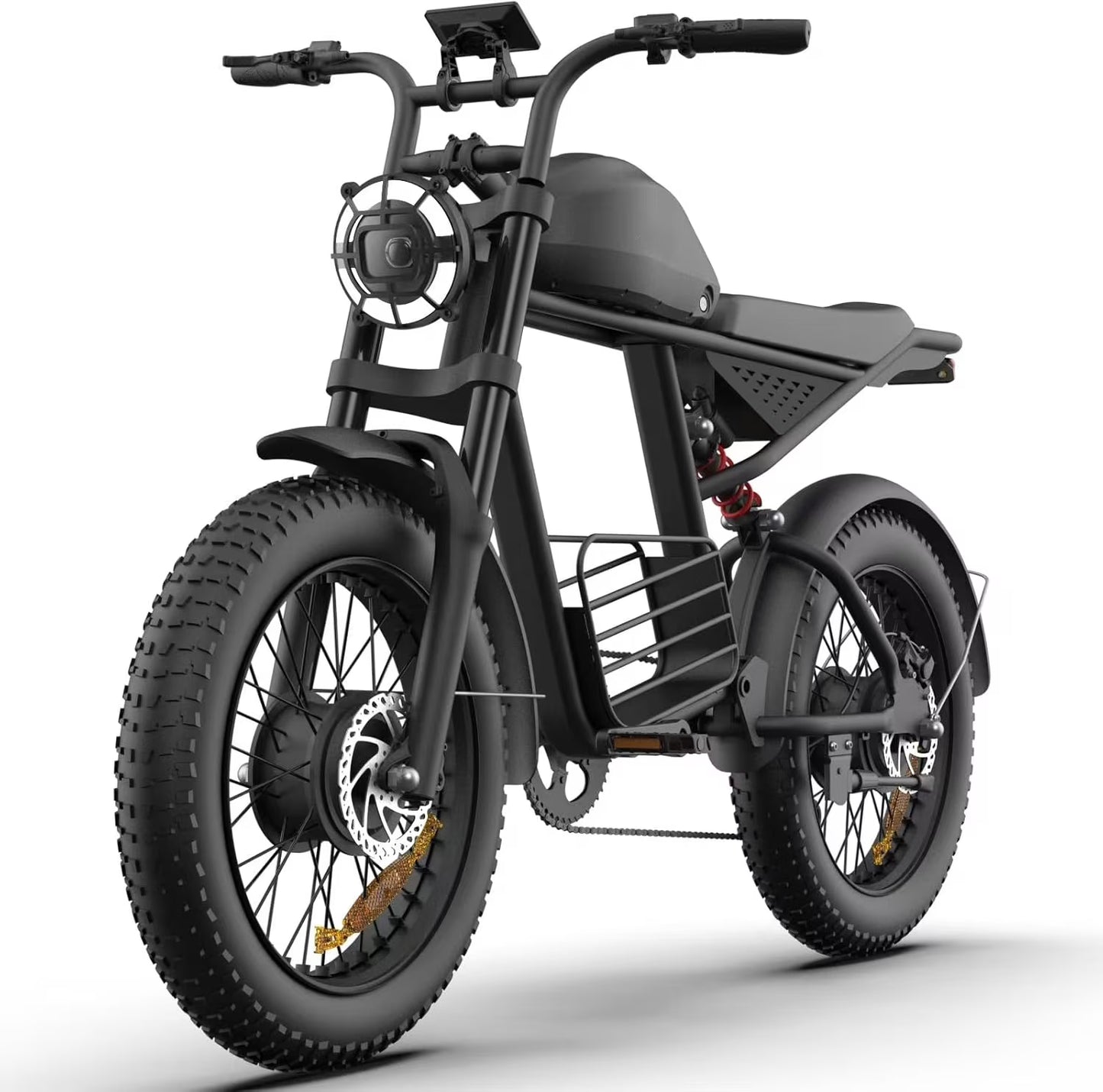Electric Bike for Adults with 1500W Peak Motor,Max 35MPH  56Mile��Moped ebikes with 18.9AH Battery,20" Fat Tire Commuting Off Road Mountain Ebike��Max 550LBS,UL2849 Certified
