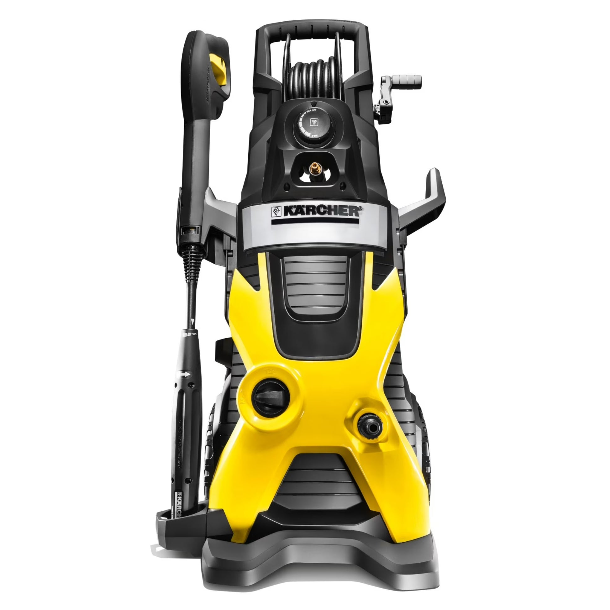 Karcher Pressure Washer, K5 Premium, 1.45 GPM, Hose Reel, 32 ft. Hose - 2000 PSI(Yellow)