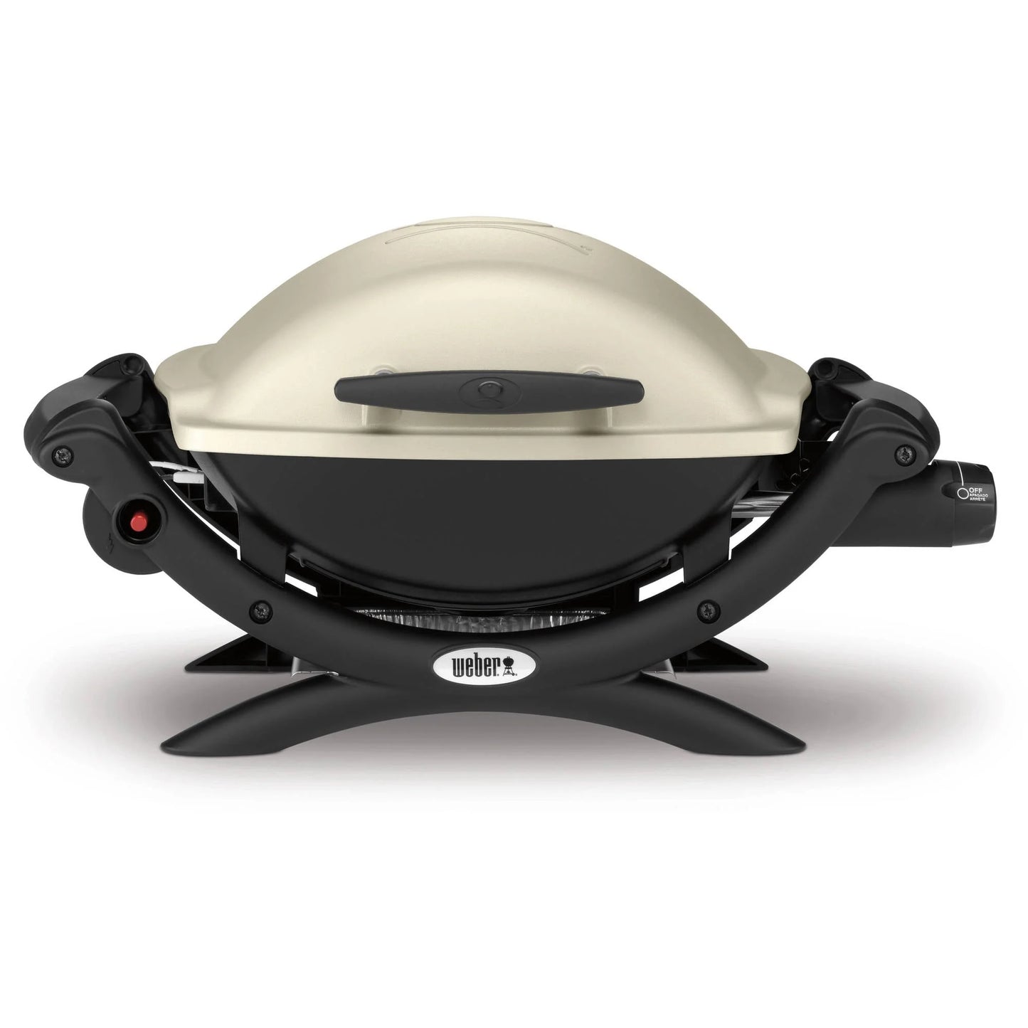 Weber Q 1000 1-Burner Portable Gas Grill, Titanium(189)