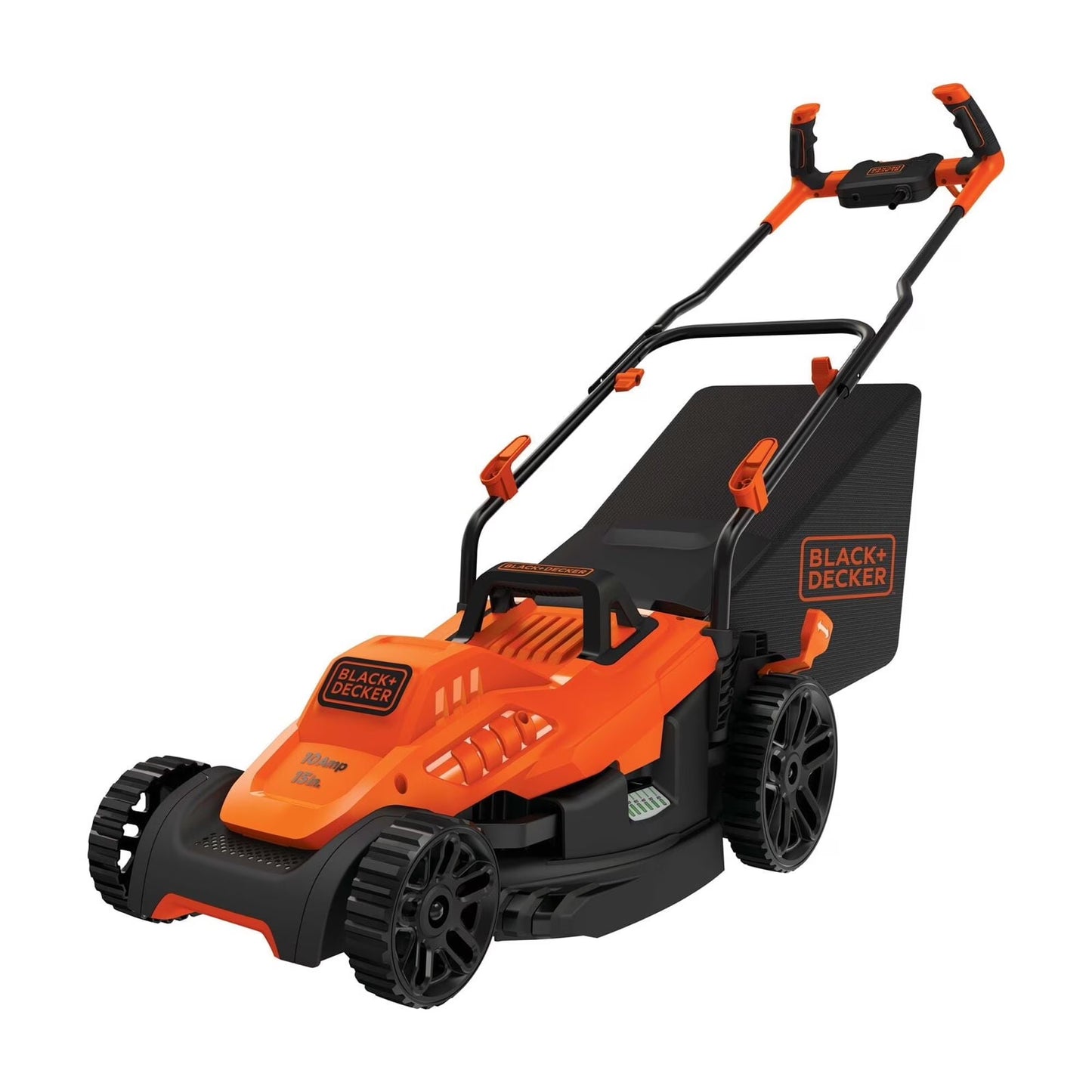 BLACK+DECKER 15�� Corded Electric Push Walk-Behind Mower, Comfort Grip Handle