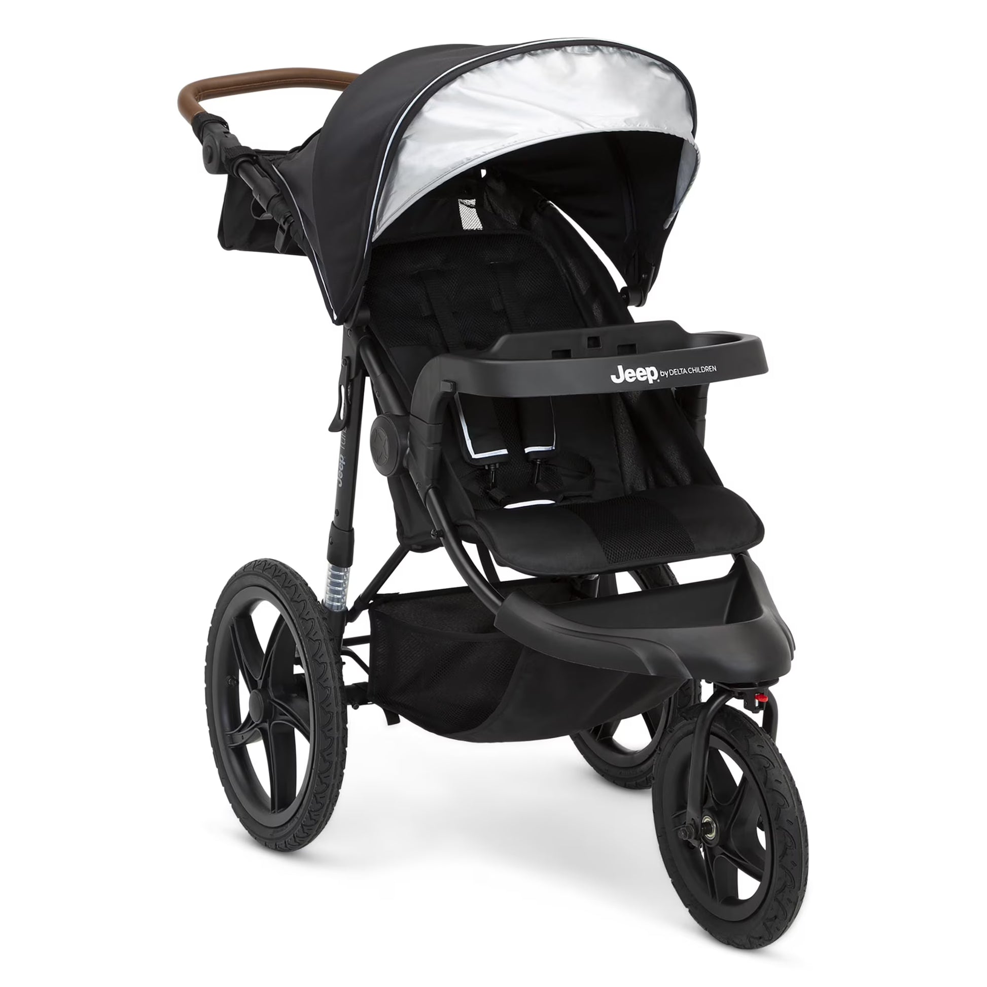 Jeep TurboGlyde Jogging Stroller by Delta Children, Black(Black)
