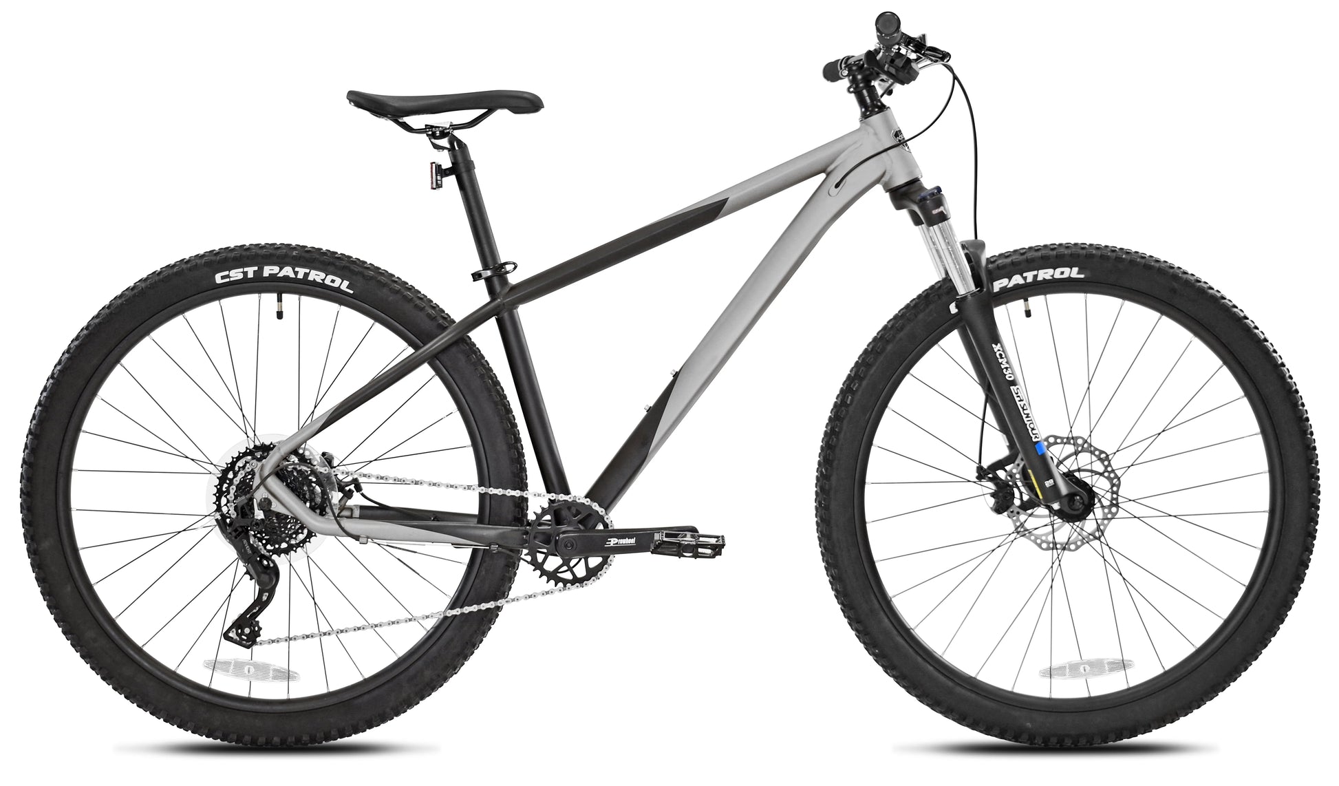 Kent Bicycles 29" Men's Trouvaille Mountain Bike Medium, Black and Taupe