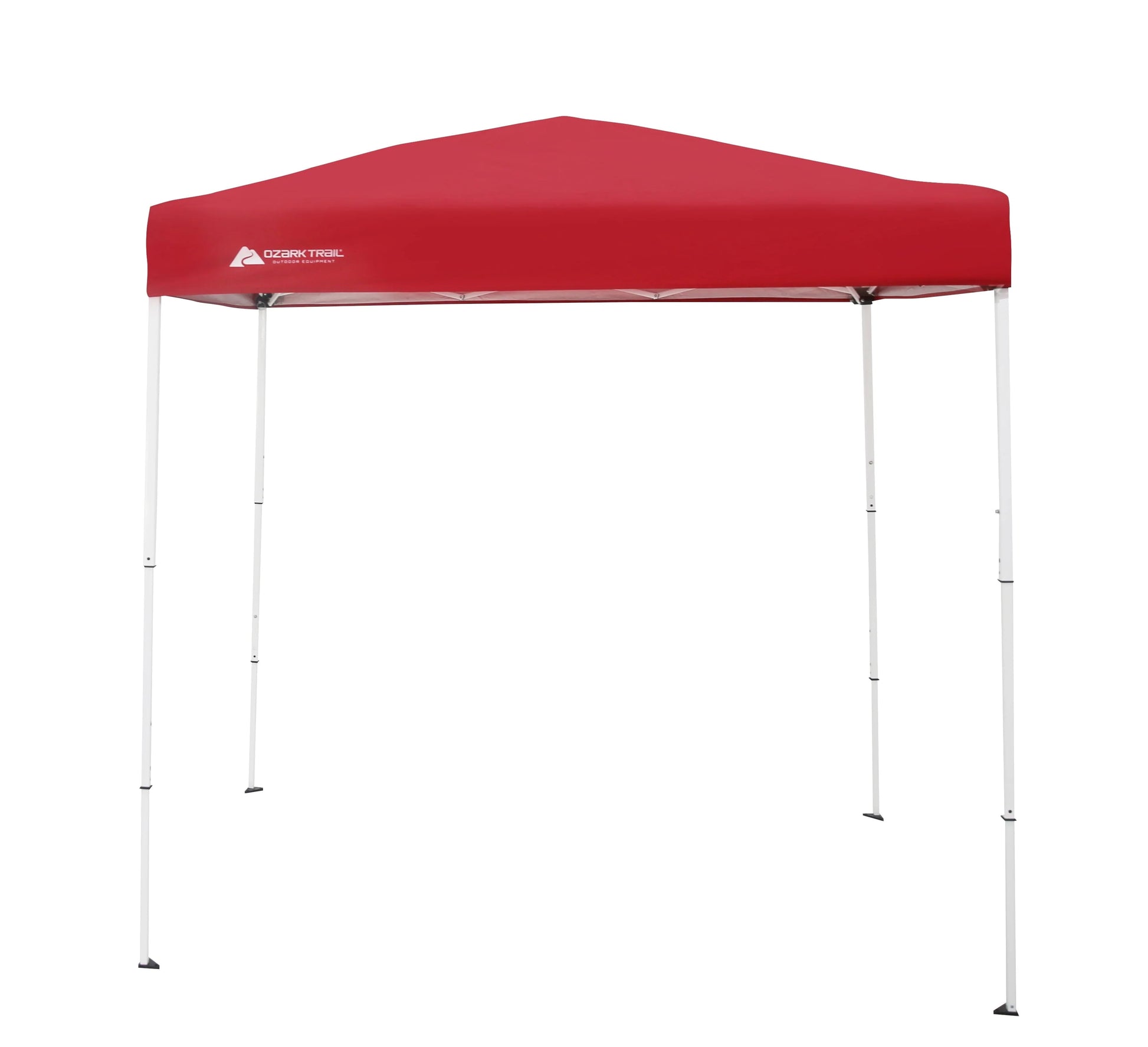 Ozark Trail 4' x 6' Instant Canopy Outdoor Shade Shelter, Brilliant Red; Assembled Dimensions :4 ft. x 6 ft. x 85 in.