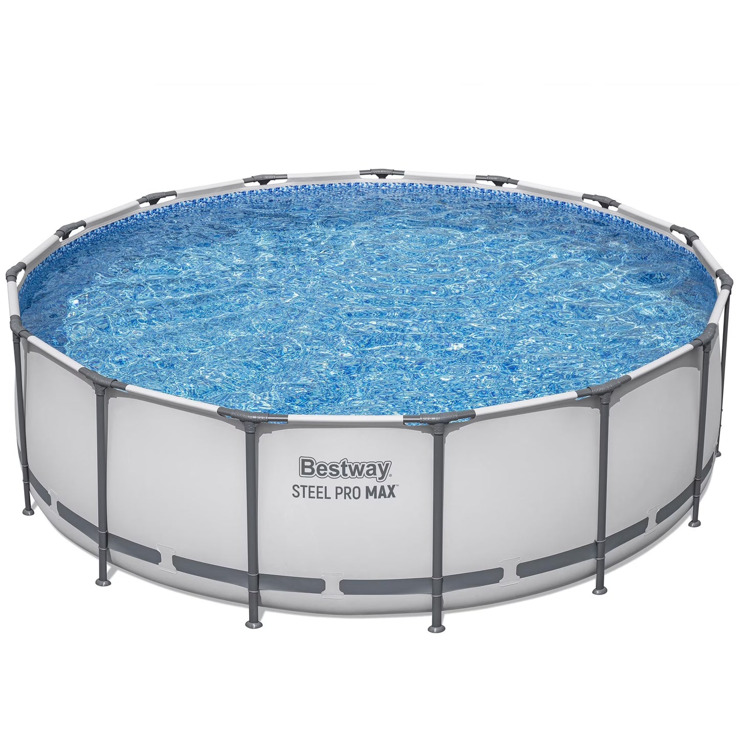 Bestway: Steel Pro MAX 15' X 48" Above Ground Pool Set - 4231 Gallon, Outdoor Family Pool, Corrosion  Puncture Resistant, Includes Filter, Pump, Ladder  Cover(48.03 in)
