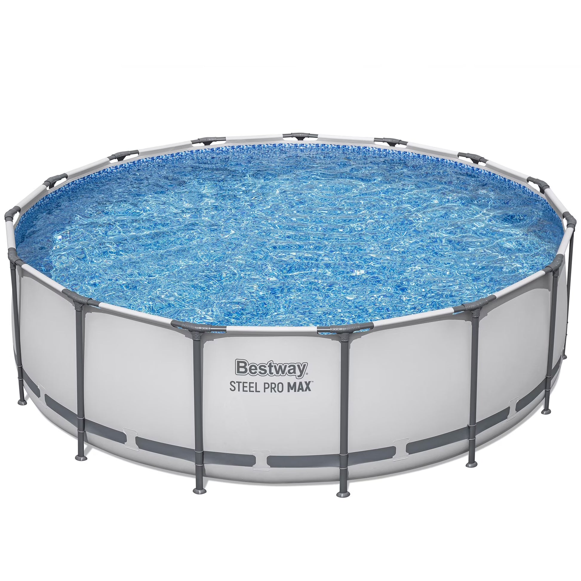 Bestway: Steel Pro MAX 15' X 48" Above Ground Pool Set - 4231 Gallon, Outdoor Family Pool, Corrosion  Puncture Resistant, Includes Filter, Pump, Ladder  Cover(48.03 in)