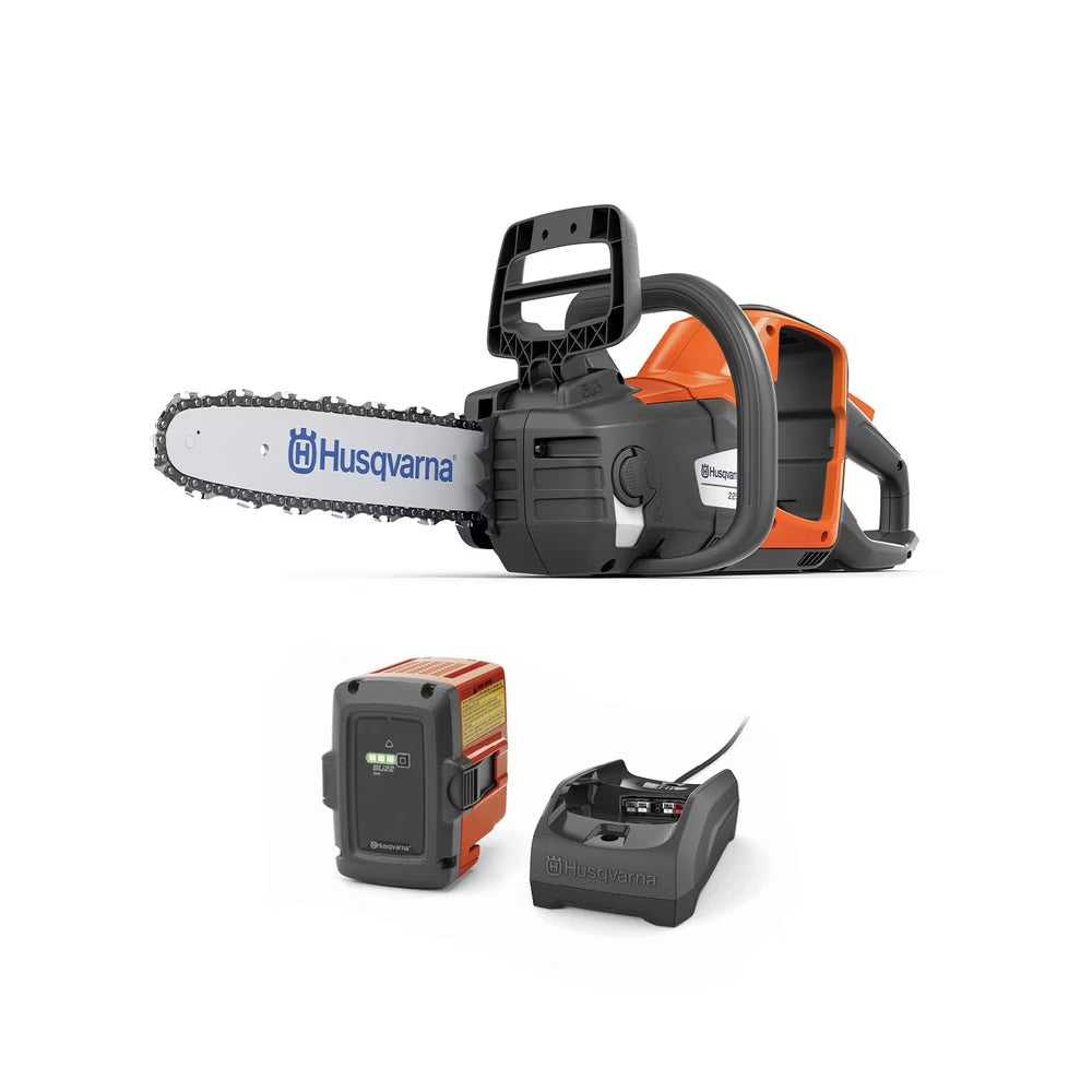 Husqvarna 970547511 Power Axe 225i 56V Lithium-Ion 14 in. Cordless Electric Chainsaw (2.5 Ah)
