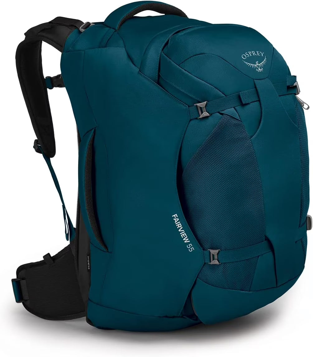 Osprey Fairview 55L Womens Travel Backpack - Night Jungle Blue(Night Jungle Blue)