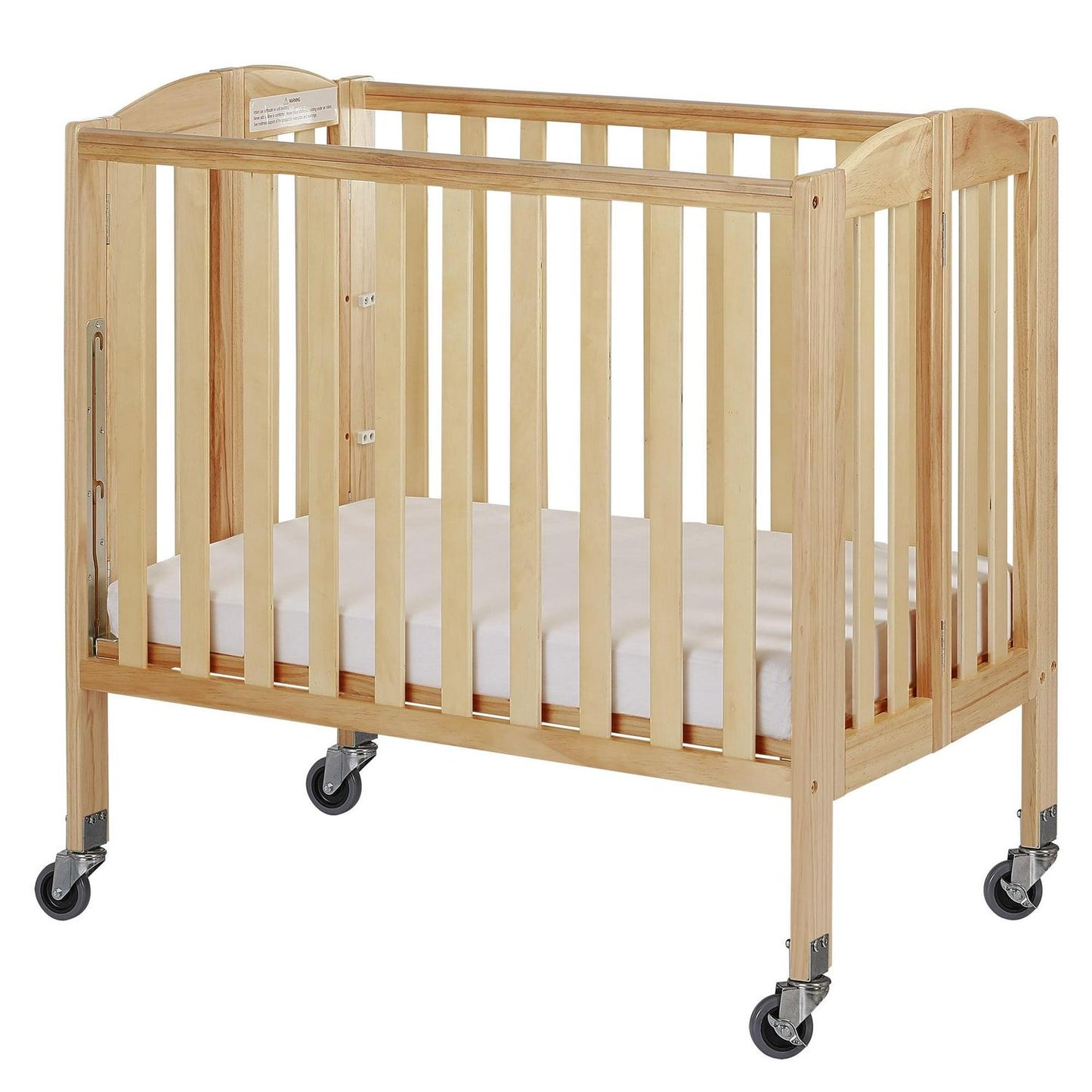 Dream On Me Birch 3-in-1 Folding Portable Mini Crib. Natural
