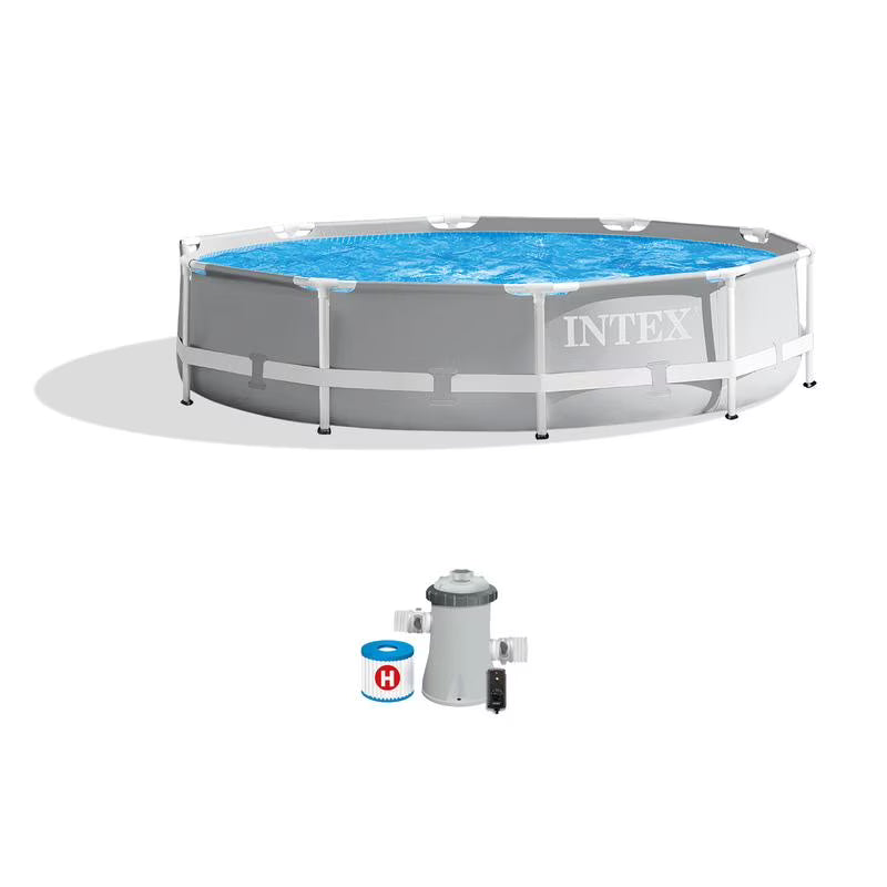 Frame Above Ground Swimming Pool with Pump(10' x 30")