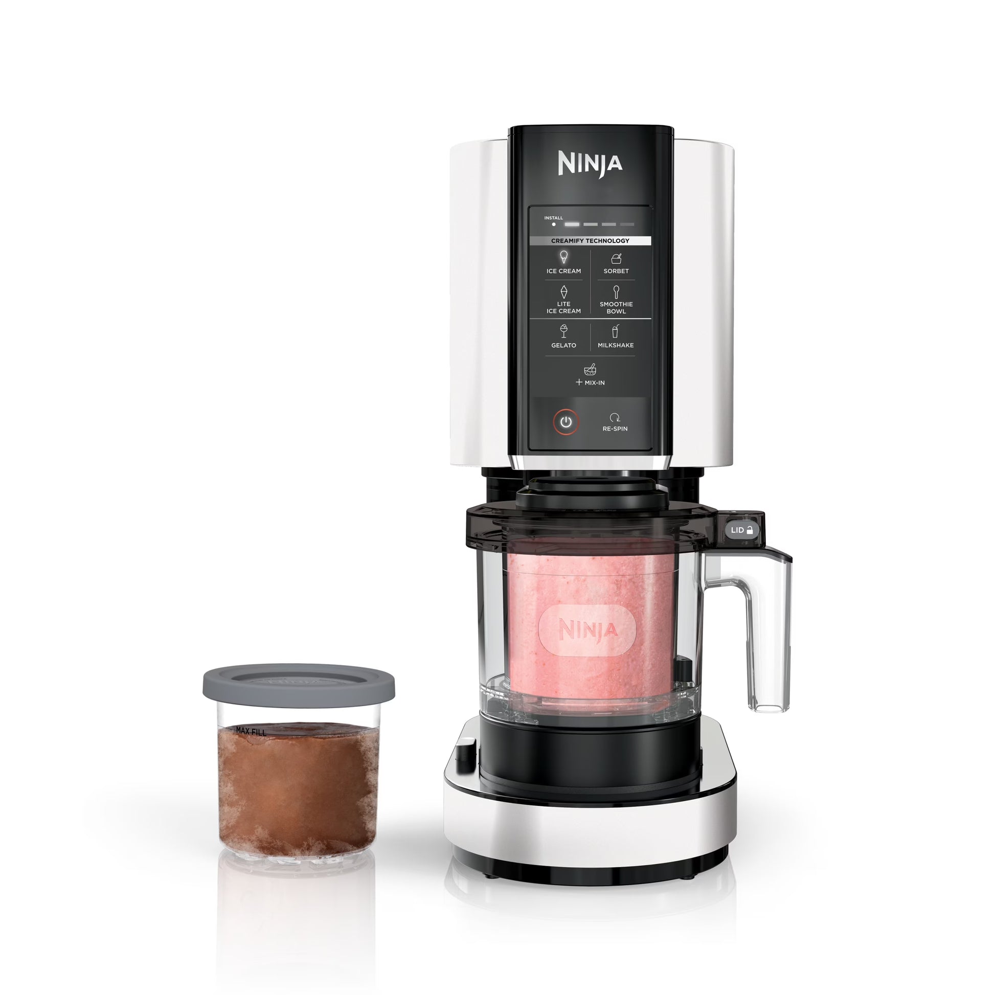 Ninja?? CREAMi??, Ice Cream Maker and Frozen Treat Maker with 7 One-Touch Programs, NC300WMWH(White/1 qt)