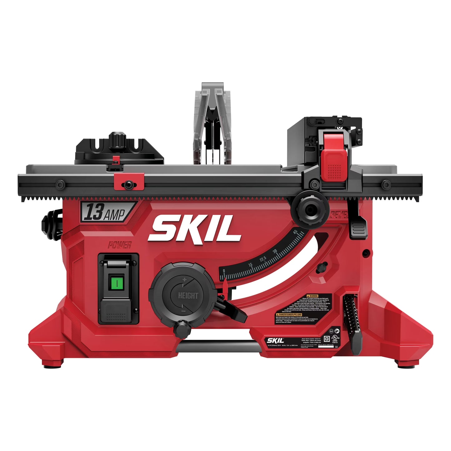 SKIL TS6328-00 13 Amp 8-1/4" Compact Portable Jobsite Table Saw with Rack and Pinion Rip Fence