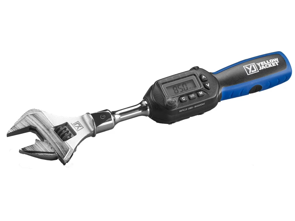 Yellow Jacket 60648 Digital Adjustable Torque Wrench 752 in-lb Torque 10.6 in