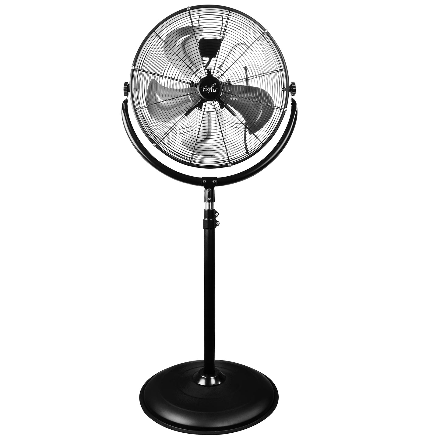 VieAir 20'' 3-Speed High Velocity 360�� Tilting Pedestal Industrial Fan