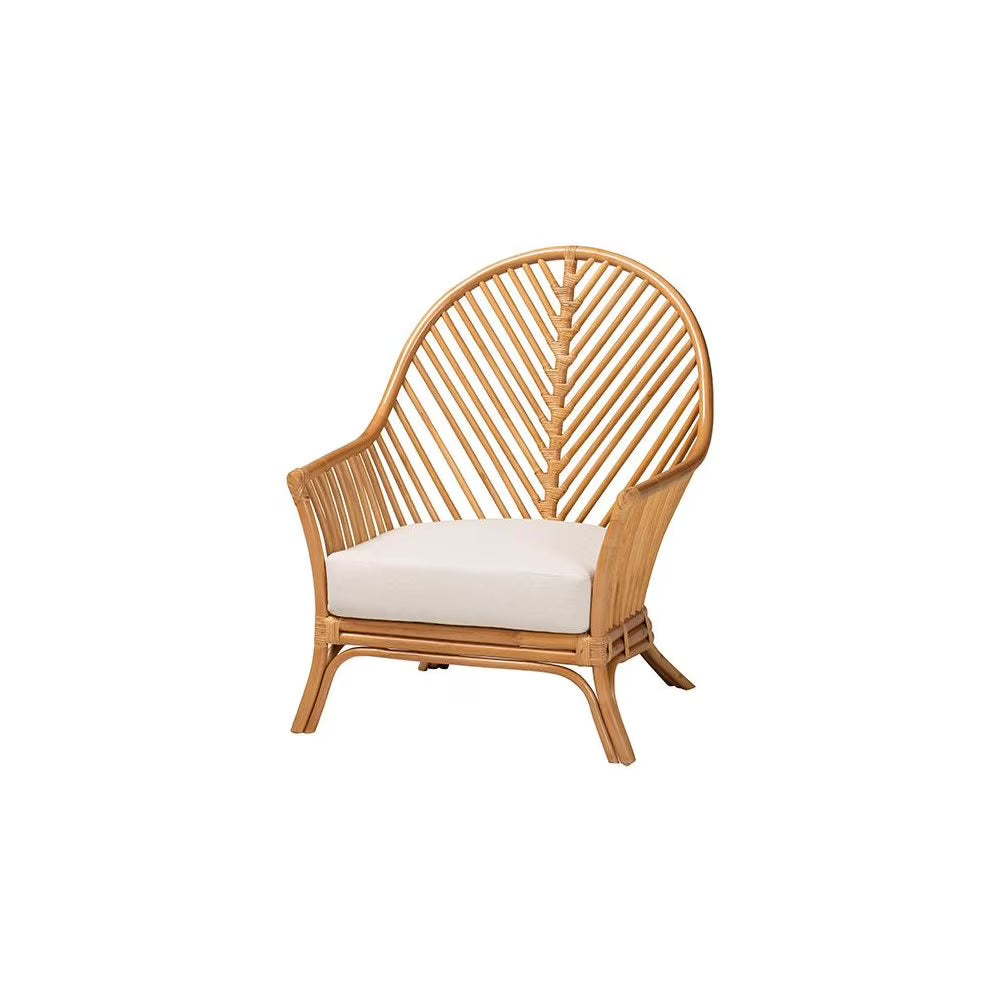 bali  pari Lisabon Bohemian Light Honey Rattan Arm Chair