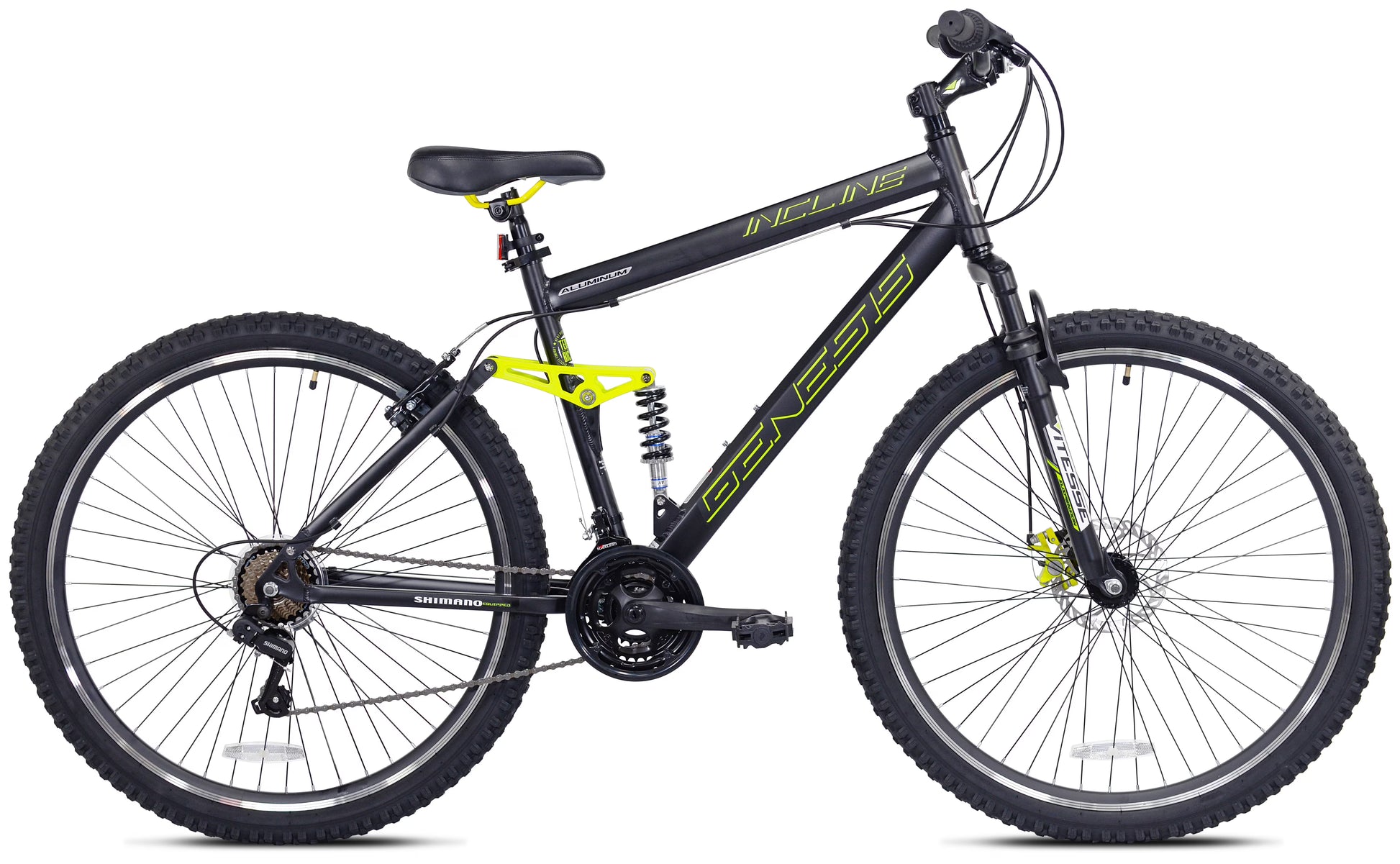 29" Incline Men's Mountain Bike, Black/Yellow