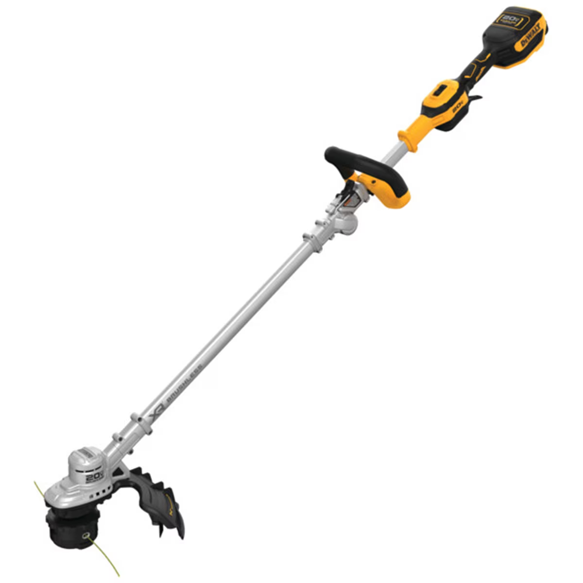 DEWALT Brushless 20V String Trimmer, 5AH Battery Powered(1)