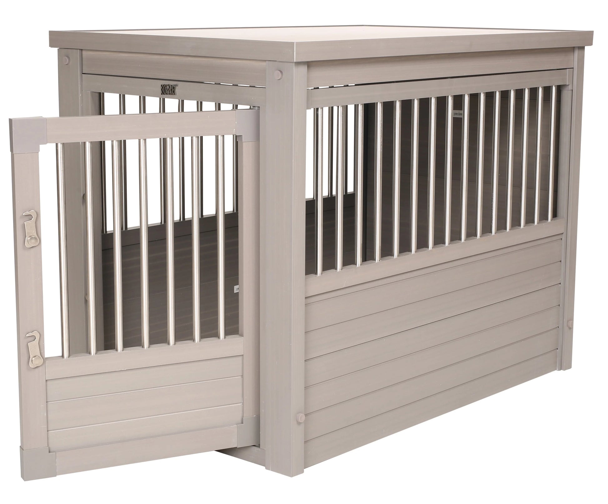 ECOFLEX® Dog Crate End Table - Grey Large(L)