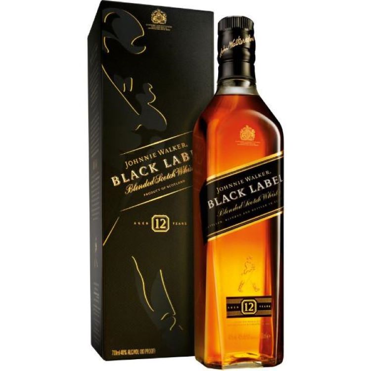 Johnnie Walker Black Label 12 Year Old Whiskey(750ML/80/40%)