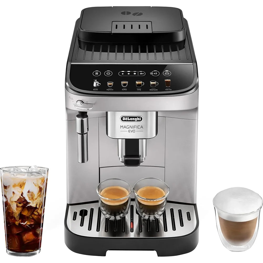 DeLonghi Magnifica Evo Automatic Espresso  Coffee Machine, 6 Recipe - ECAM29043SB
