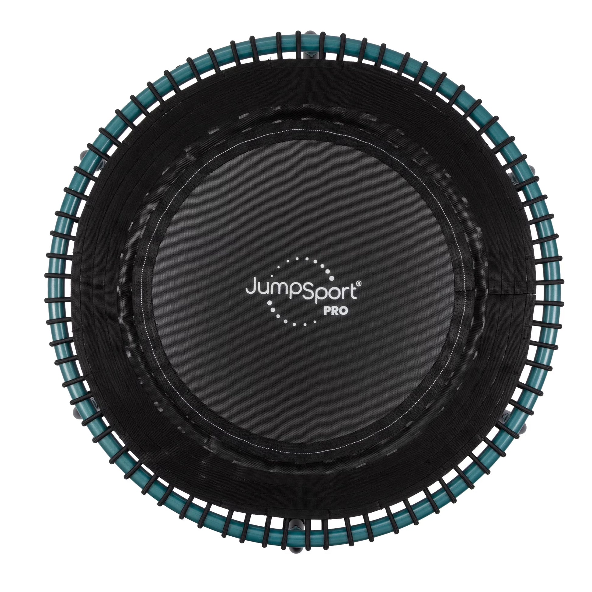JumpSport 350 Pro Fitness 39" Cardio Workout Indoor Trampoline, Teal/Black(Teal)