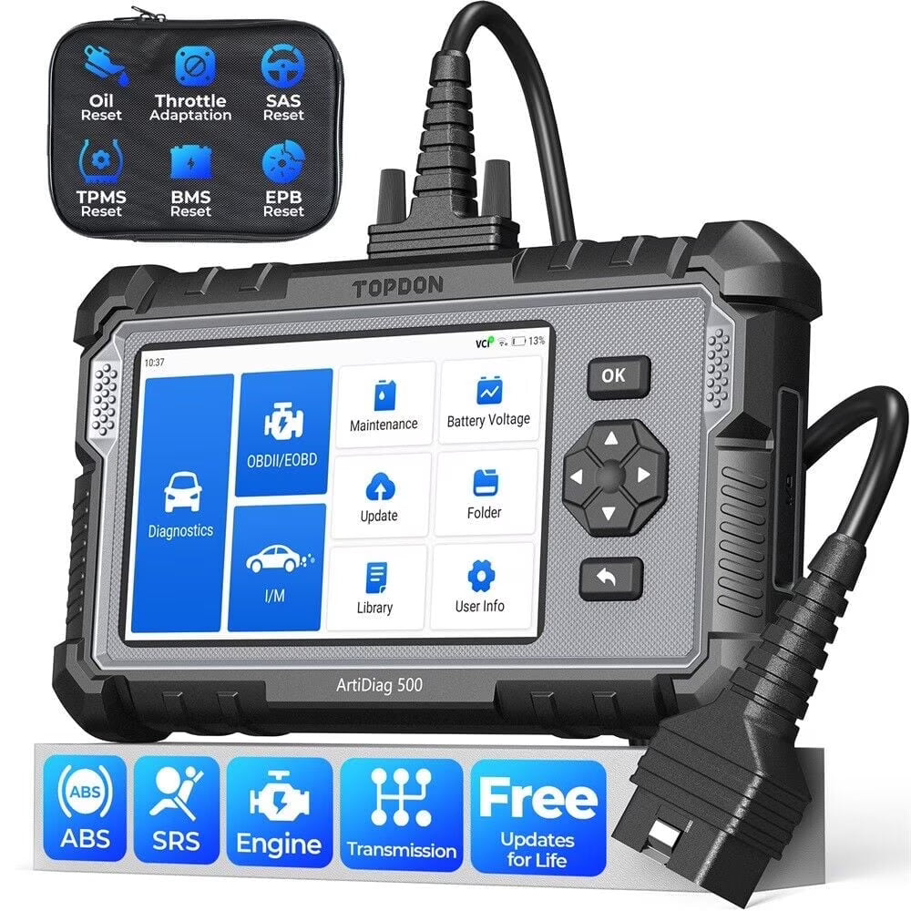 OBD2 Scanner TOPDON ArtiDiag500 Car Diagnostic Scanner Engine ABS SRS Transmission CAN Diagnostic Full OBD2 Test