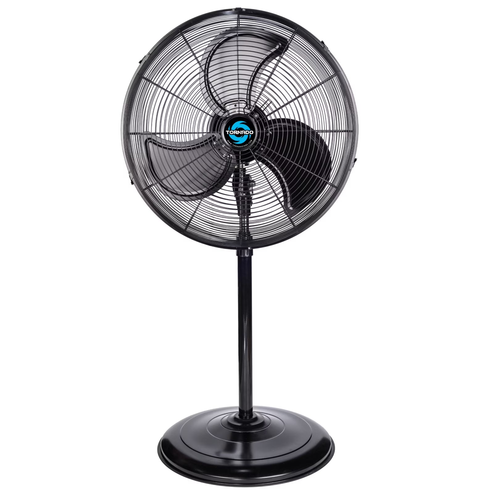 Tornado - 20 Inch High Velocity Metal Oscillating Pedestal Fan - Commercial, Industrial Use Water-Resistant(20 Inch Oscillating Water-Resistant)