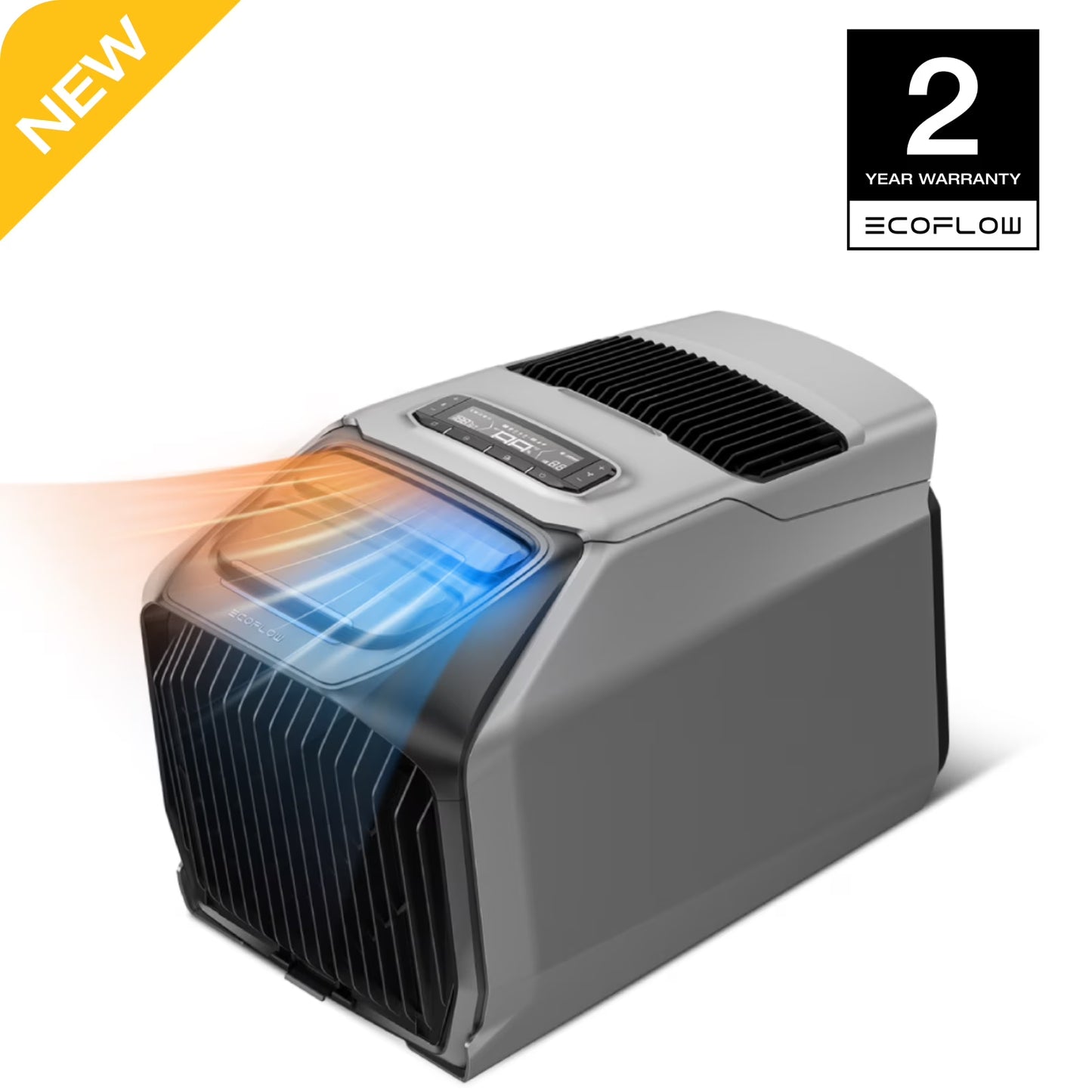 EF EcoFlow WAVE 3 Portable Air Conditioner, 1800W/6100 BTU Cooling and 2000W/6800 BTU Heating, 1000W Fast Charging in 75 mins, 8H Wireless Running, APP Control, for Camping, Vanlife, RVs(1)