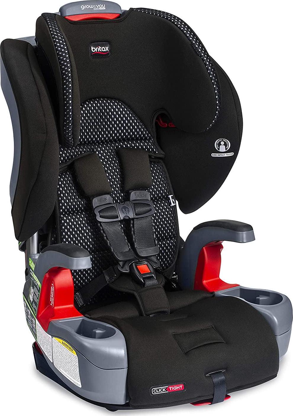 Britax Grow With You ClickTight Harness-2-Booster Car Seat. 2-in-1 High Back Booster. Cool Flow Grey